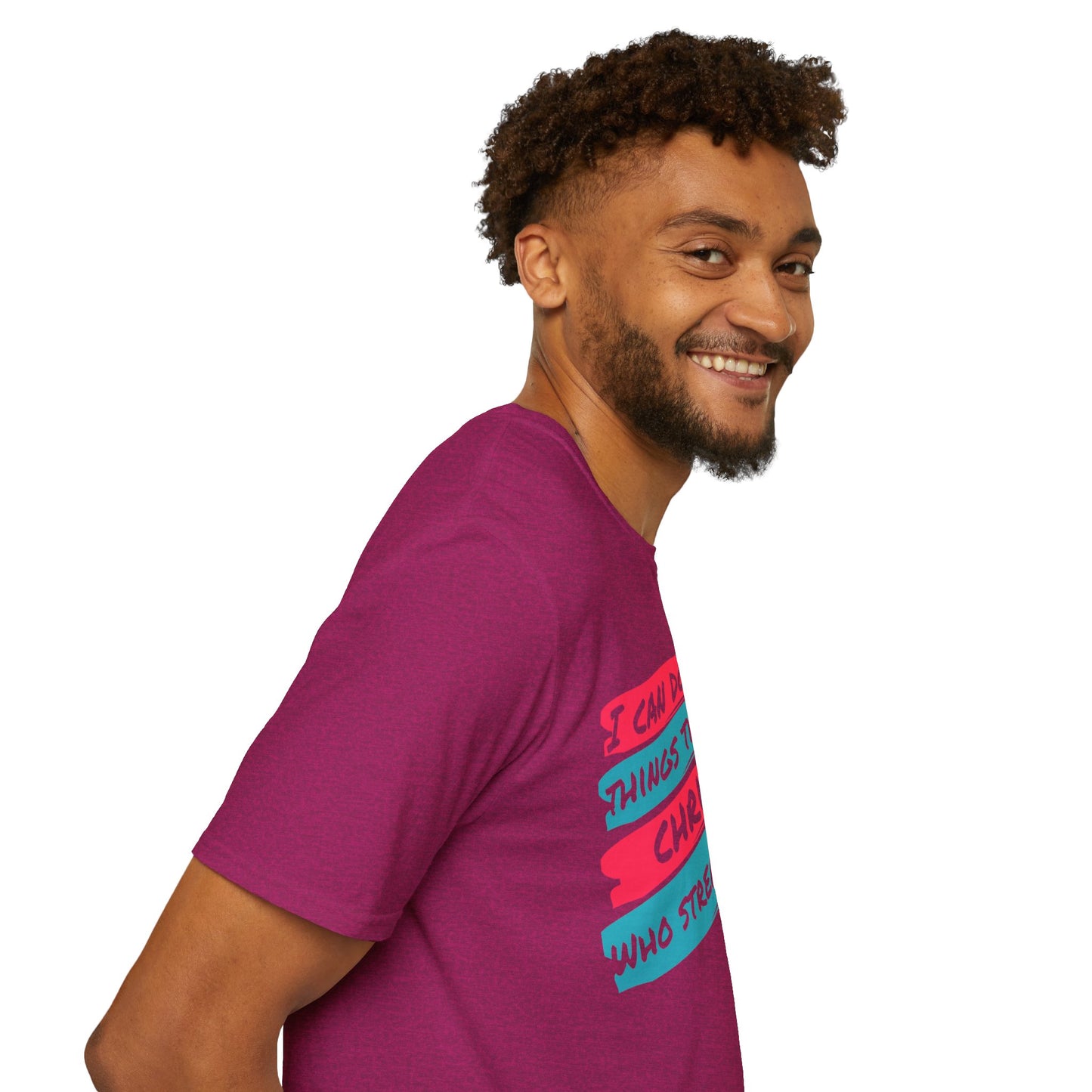 Unisex Softstyle T-Shirt - All things through Christ