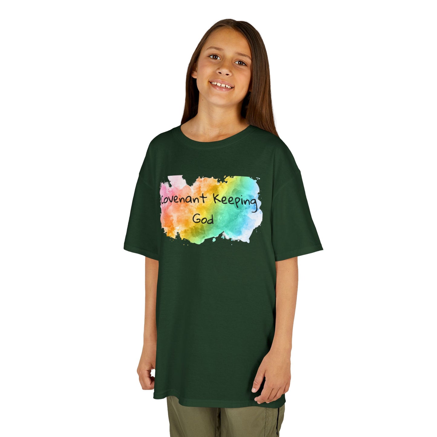 Kids Heavy Cotton™ Tee - Covenant keeping God
