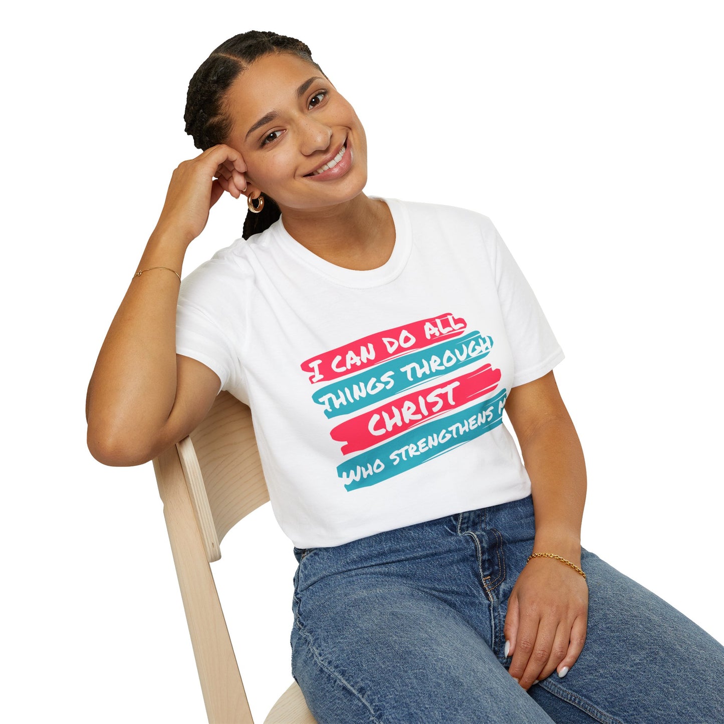 Unisex Softstyle T-Shirt - All things through Christ