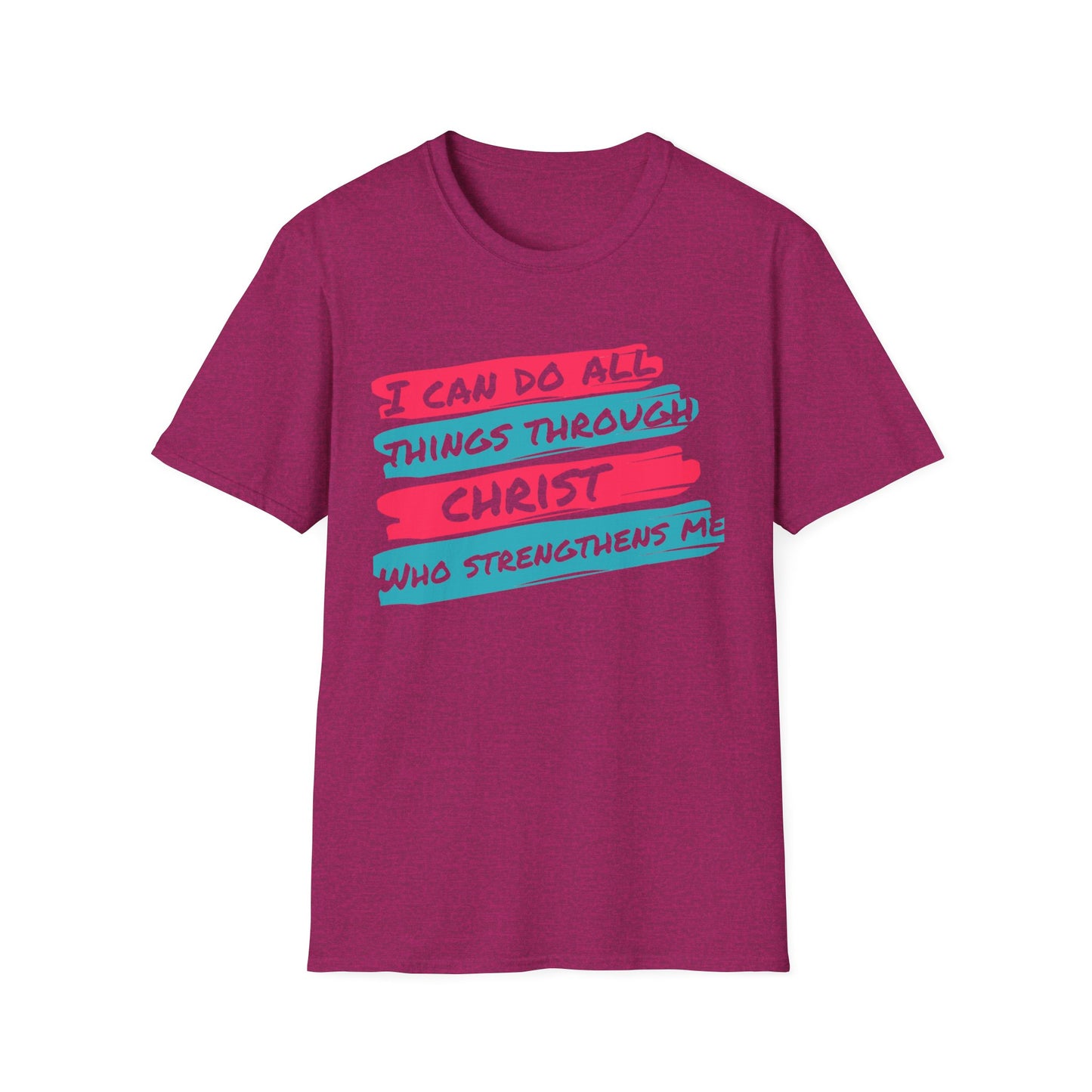 Unisex Softstyle T-Shirt - All things through Christ