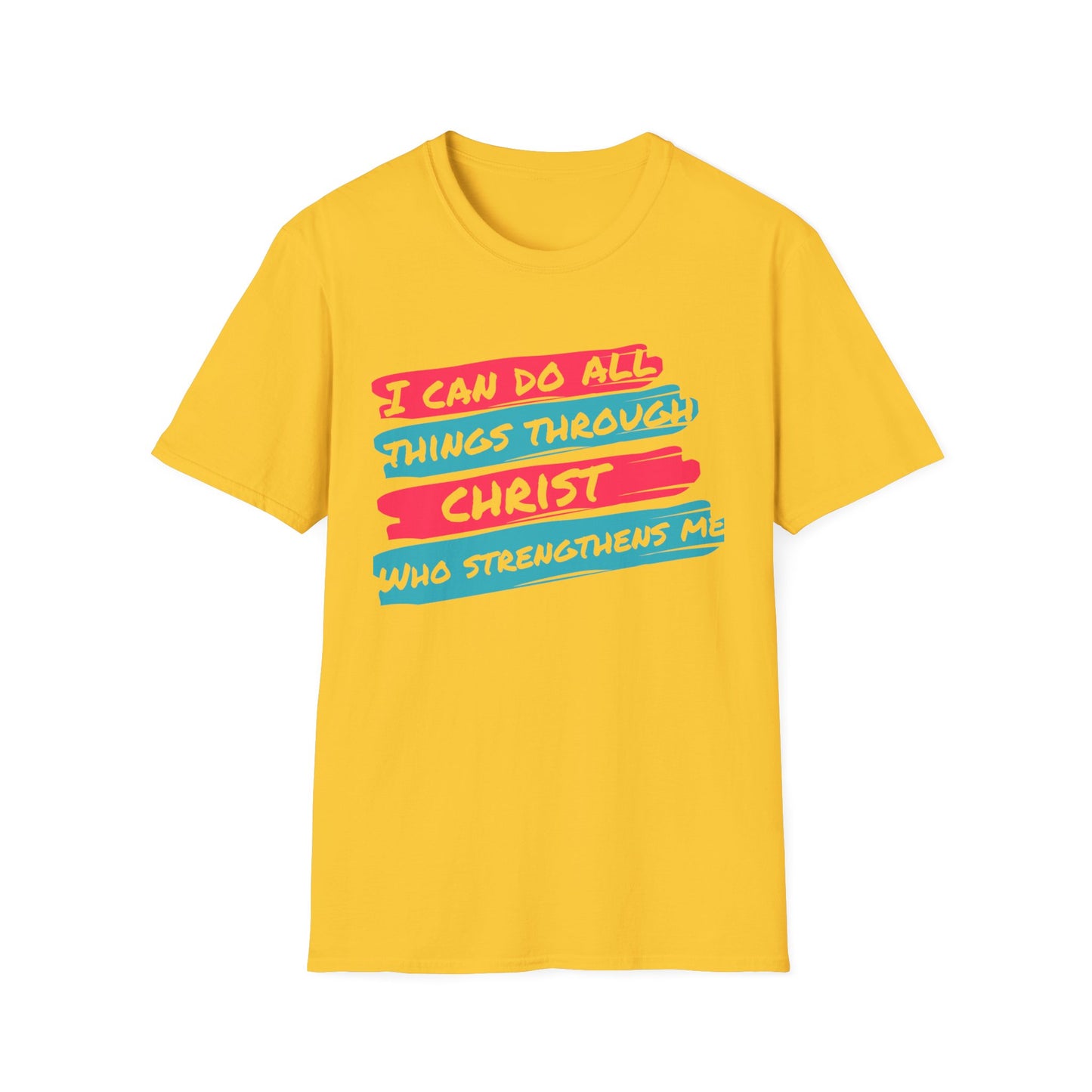Unisex Softstyle T-Shirt - All things through Christ
