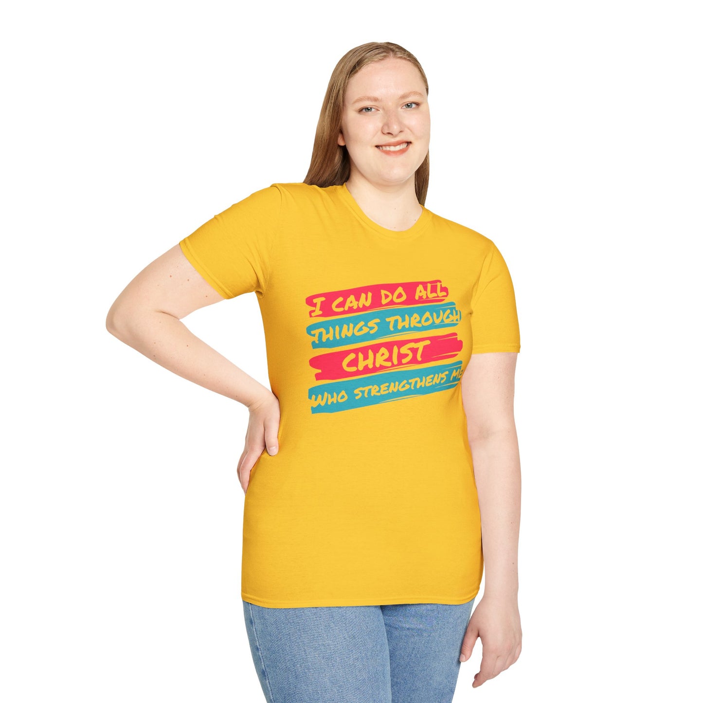 Unisex Softstyle T-Shirt - All things through Christ