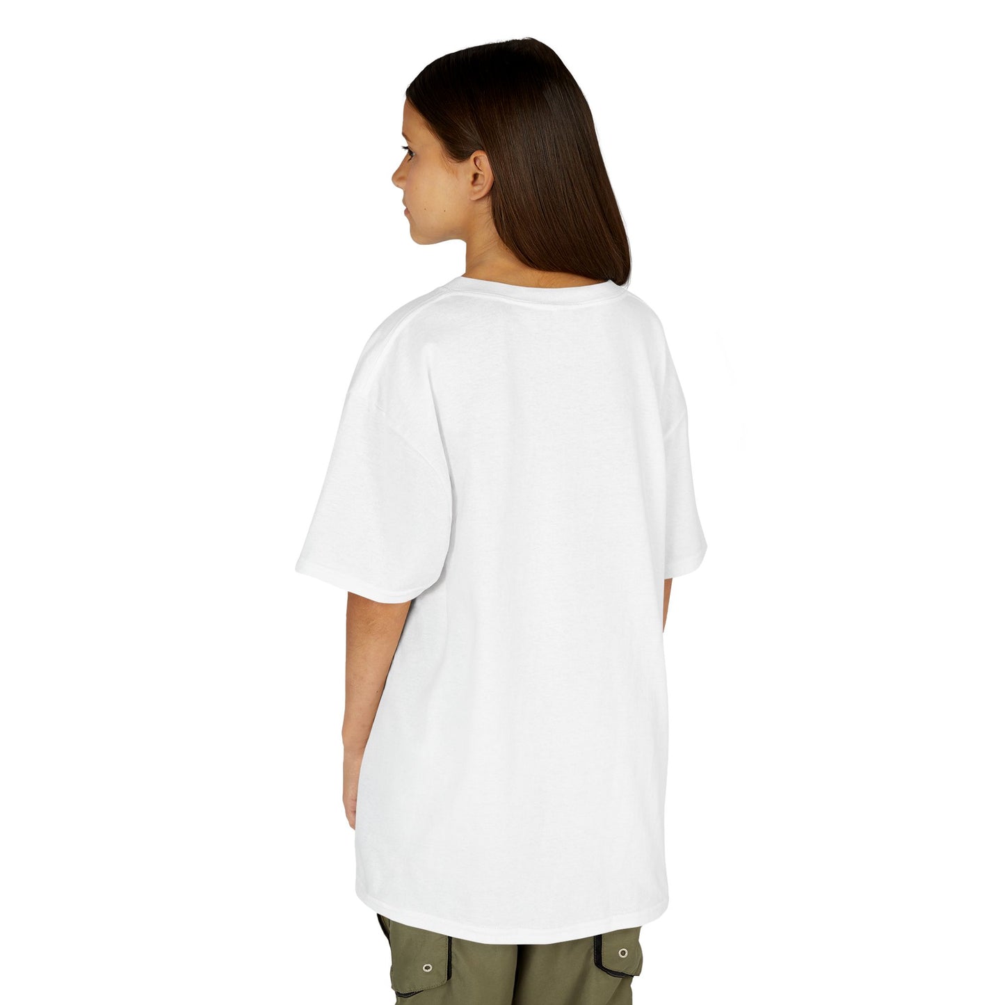 Kids Heavy Cotton™ Tee - On fire for God