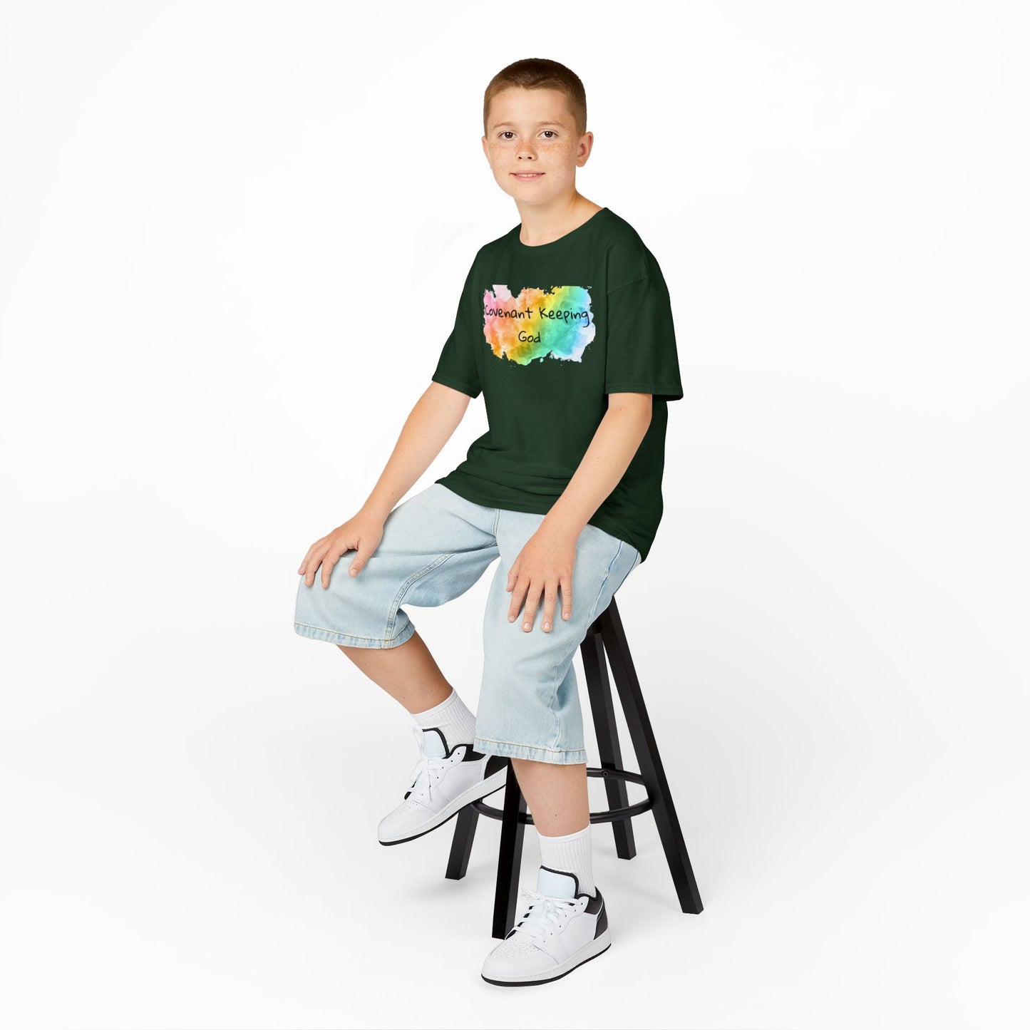 Kids Heavy Cotton™ Tee - Covenant keeping God