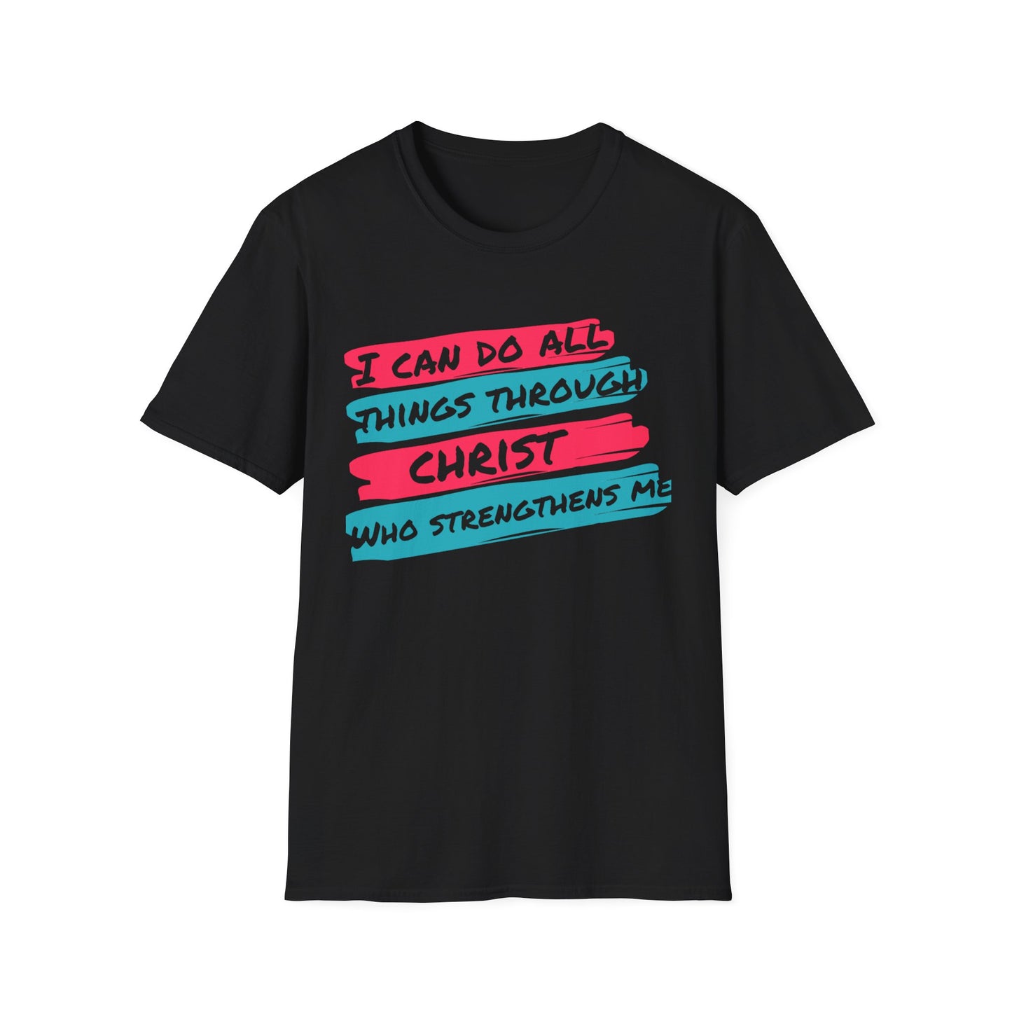 Unisex Softstyle T-Shirt - All things through Christ