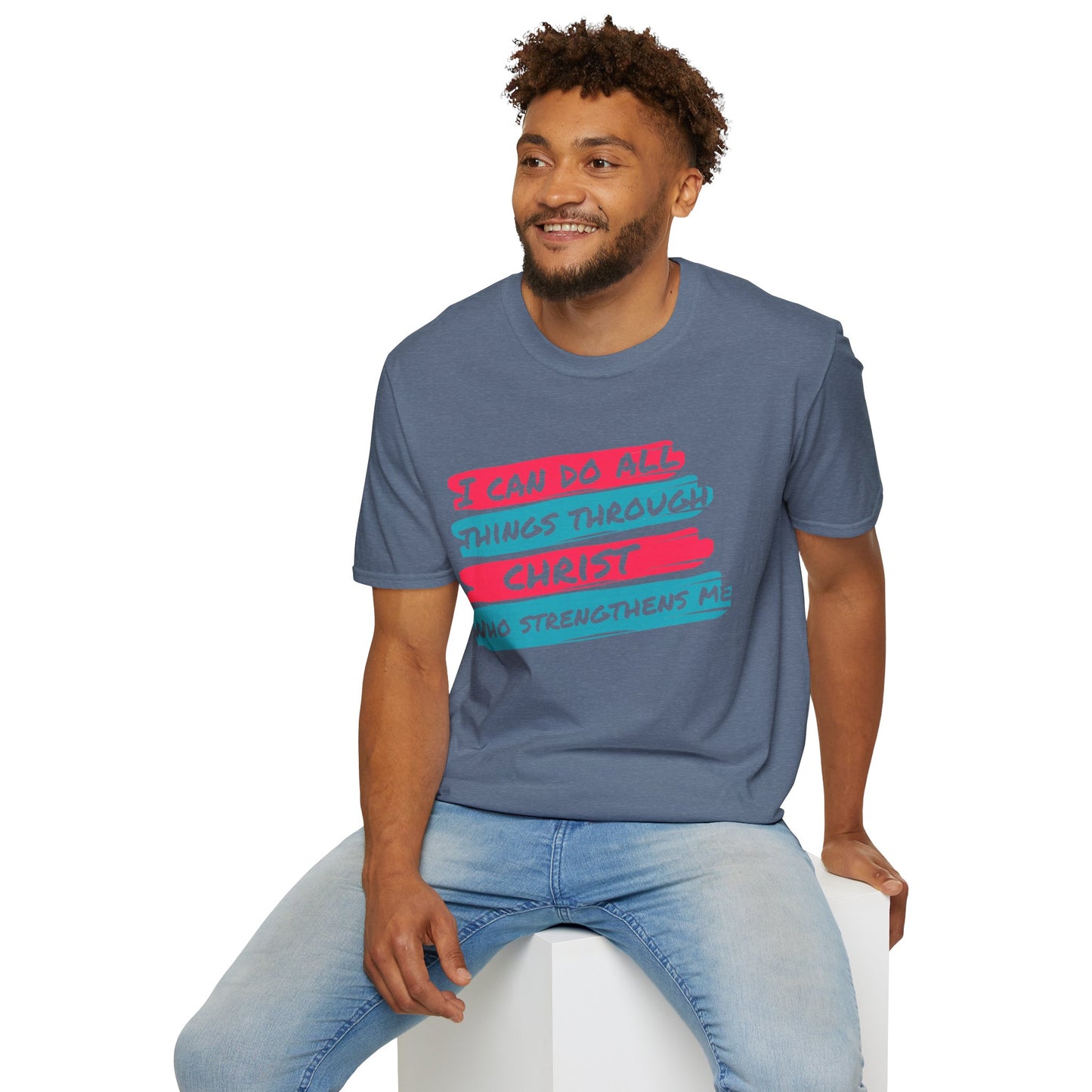 Unisex Softstyle T-Shirt - All things through Christ