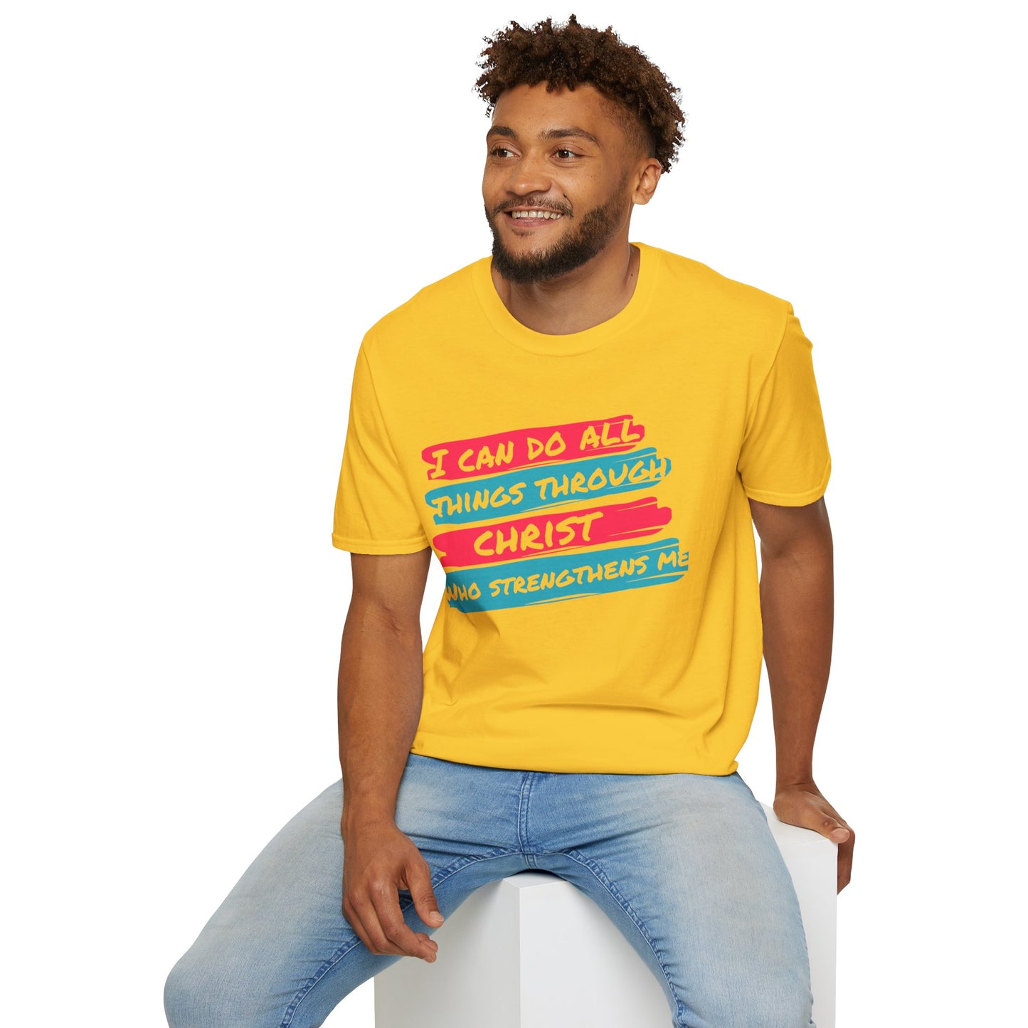 Unisex Softstyle T-Shirt - All things through Christ