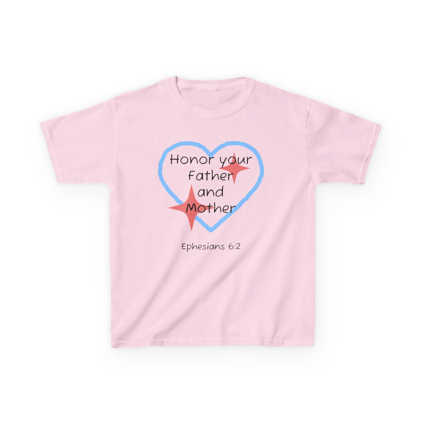 Kids Heavy Cotton™ Tee - Ephesians 6:2