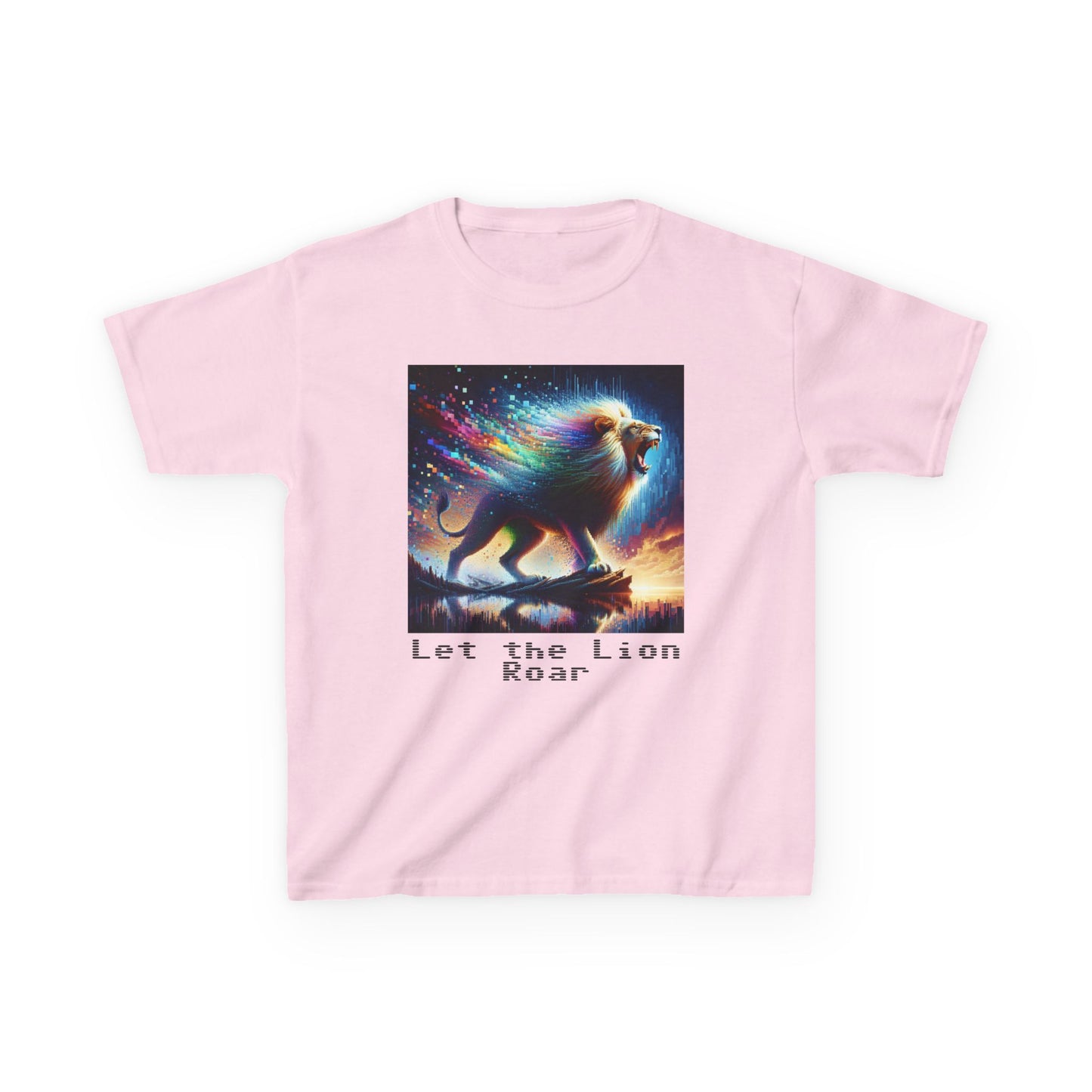 Kids Heavy Cotton™ Tee - Let the lion roar