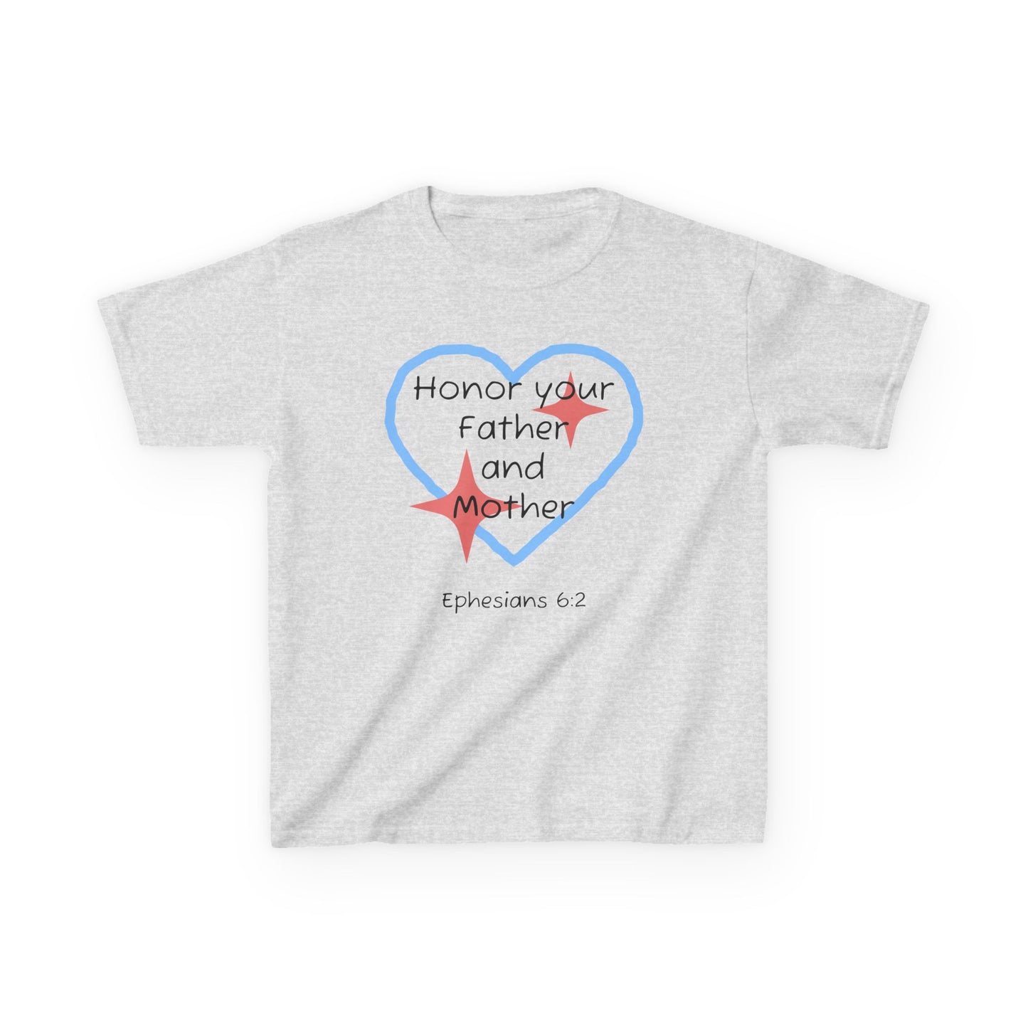 Kids Heavy Cotton™ Tee - Ephesians 6:2