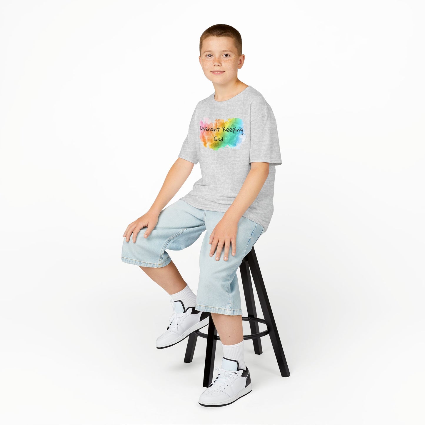 Kids Heavy Cotton™ Tee - Covenant keeping God