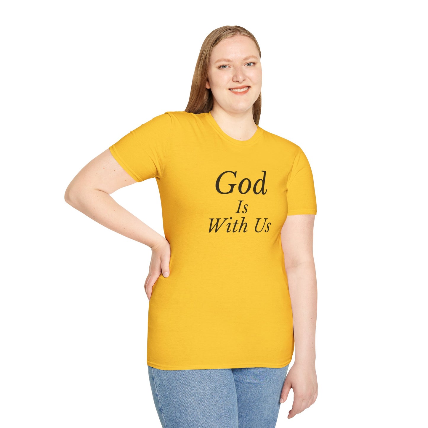 Unisex Softstyle T-Shirt - God is with us