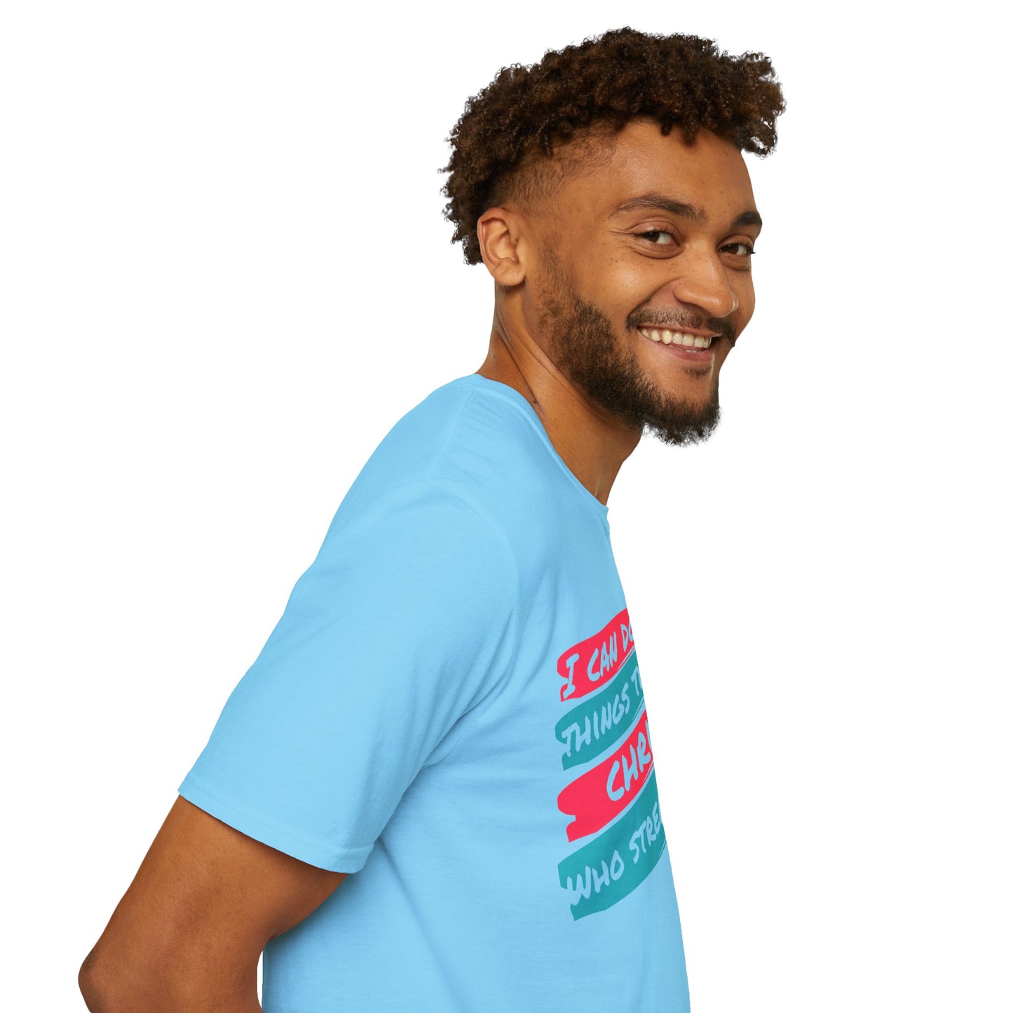 Unisex Softstyle T-Shirt - All things through Christ