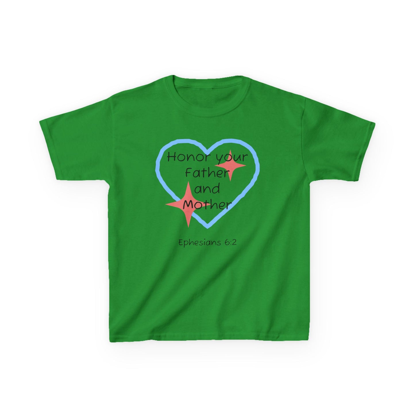 Kids Heavy Cotton™ Tee - Ephesians 6:2