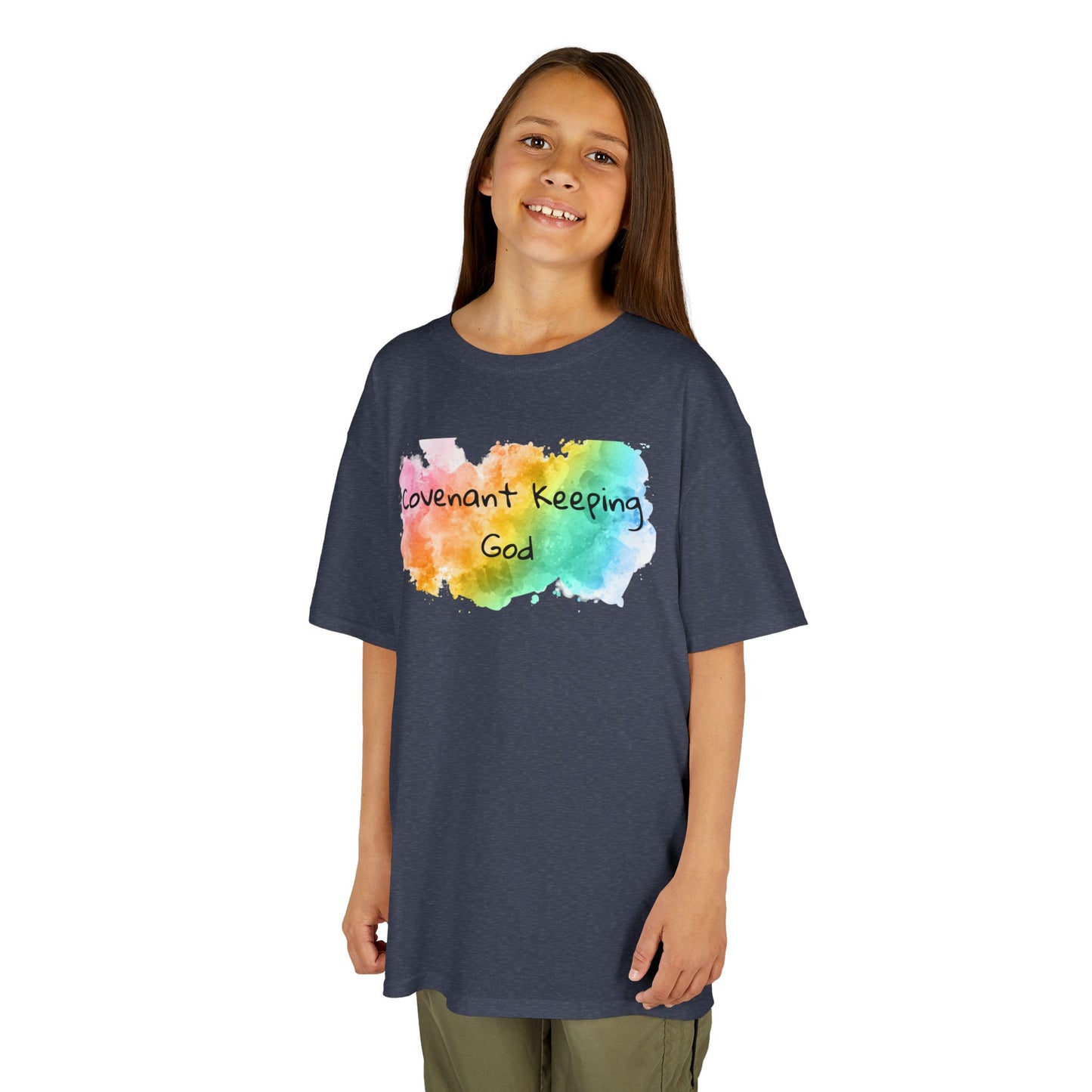 Kids Heavy Cotton™ Tee - Covenant keeping God