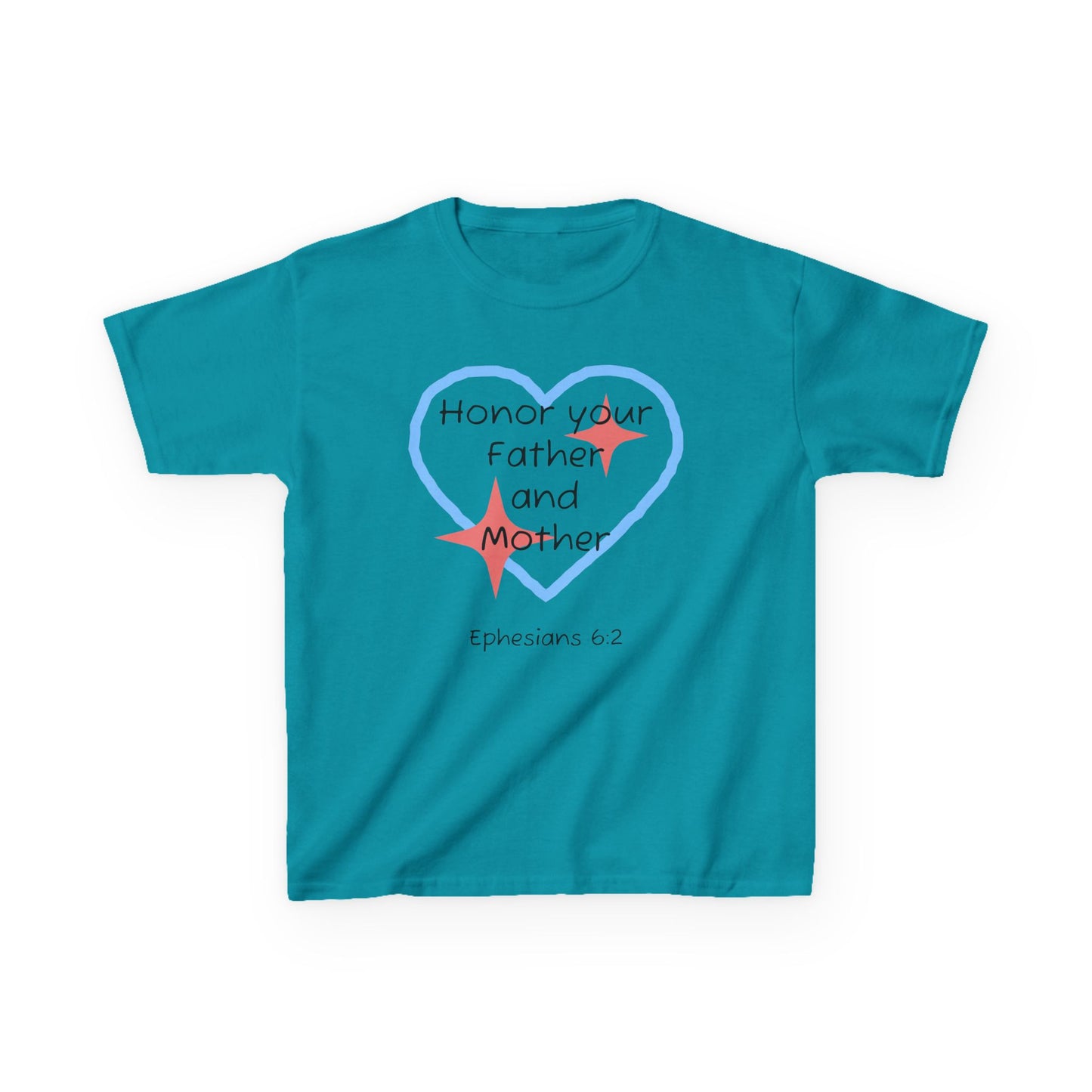 Kids Heavy Cotton™ Tee - Ephesians 6:2