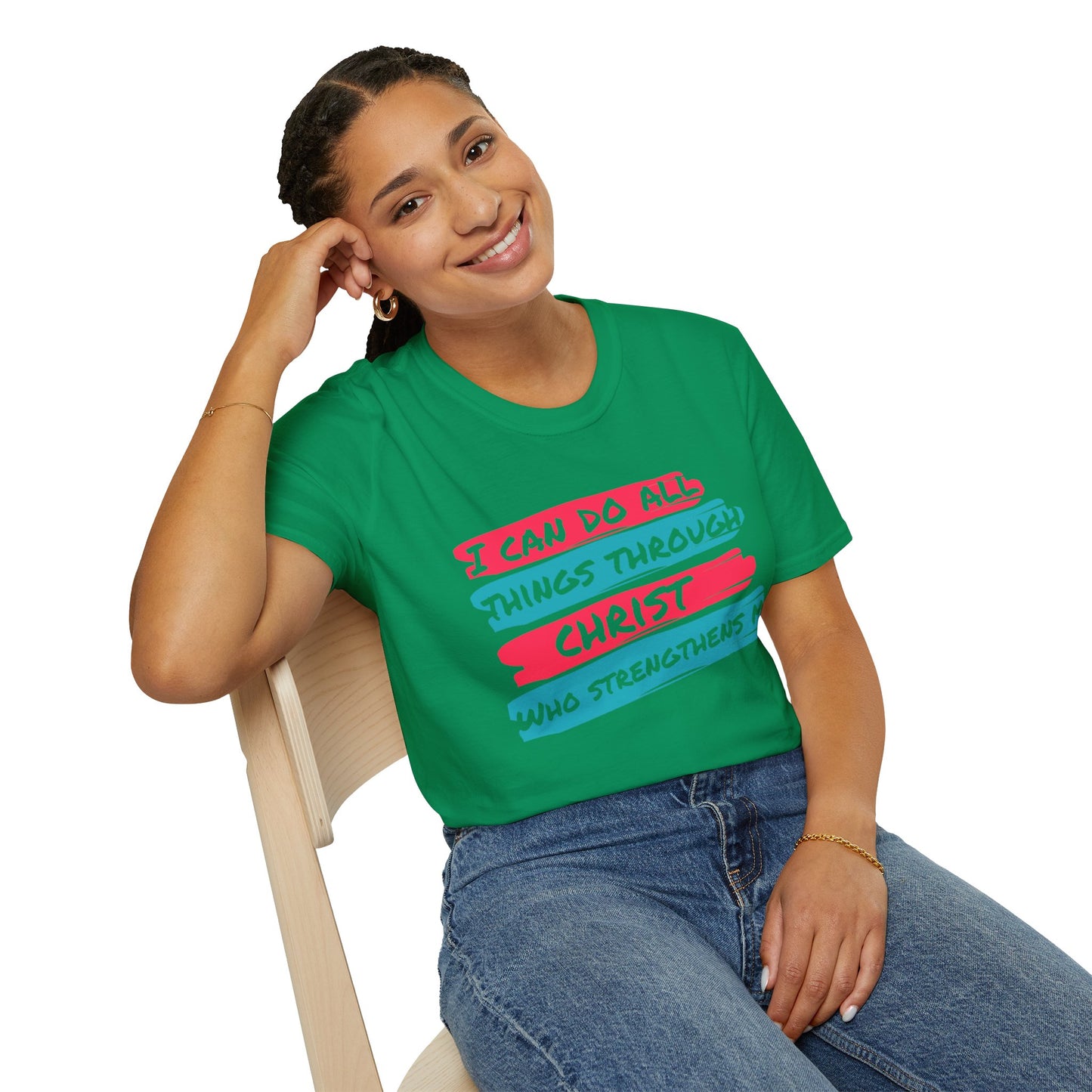 Unisex Softstyle T-Shirt - All things through Christ