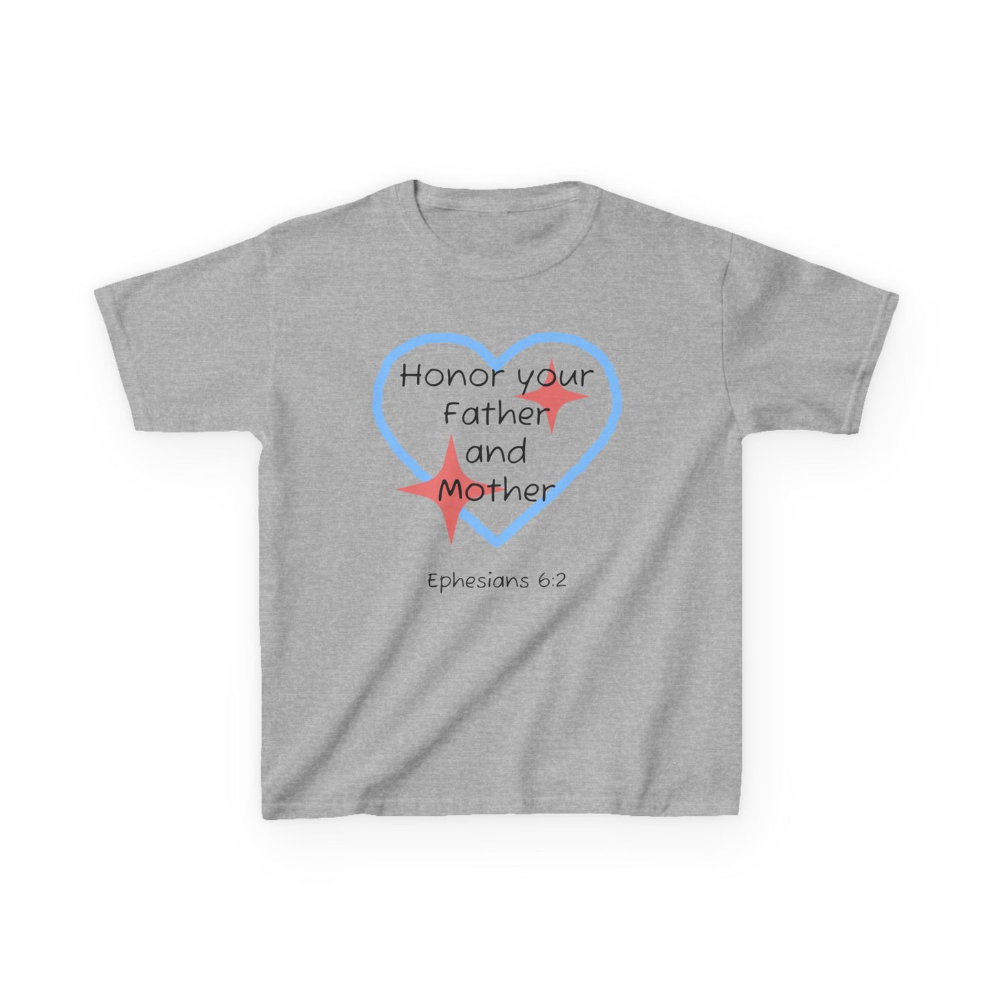 Kids Heavy Cotton™ Tee - Ephesians 6:2