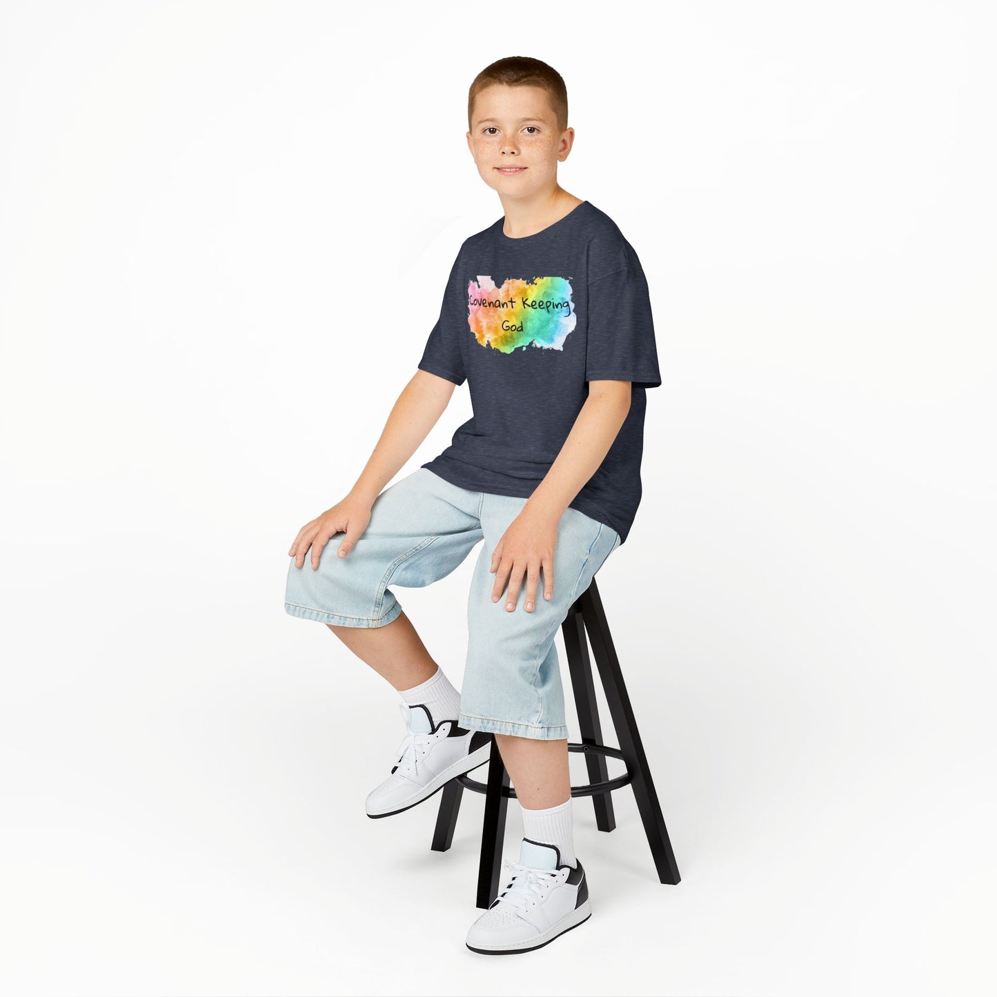 Kids Heavy Cotton™ Tee - Covenant keeping God