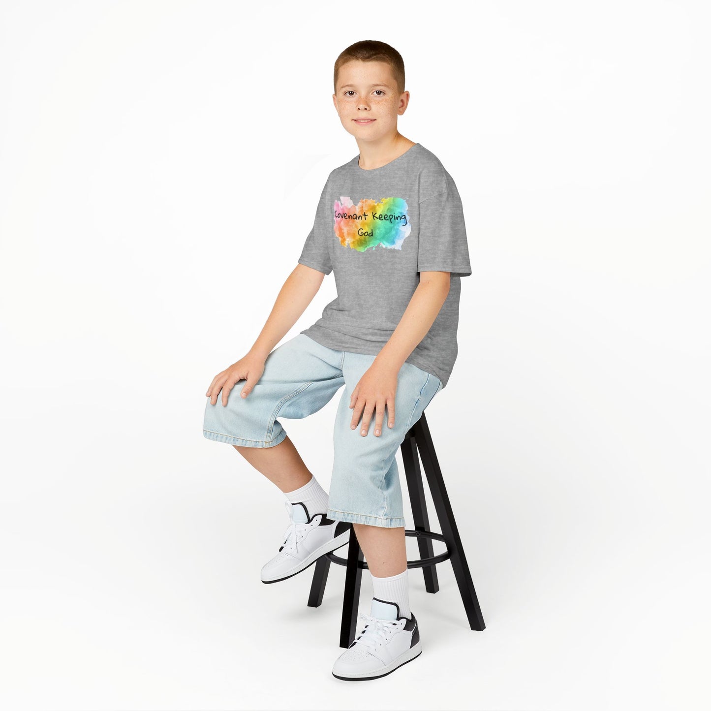 Kids Heavy Cotton™ Tee - Covenant keeping God