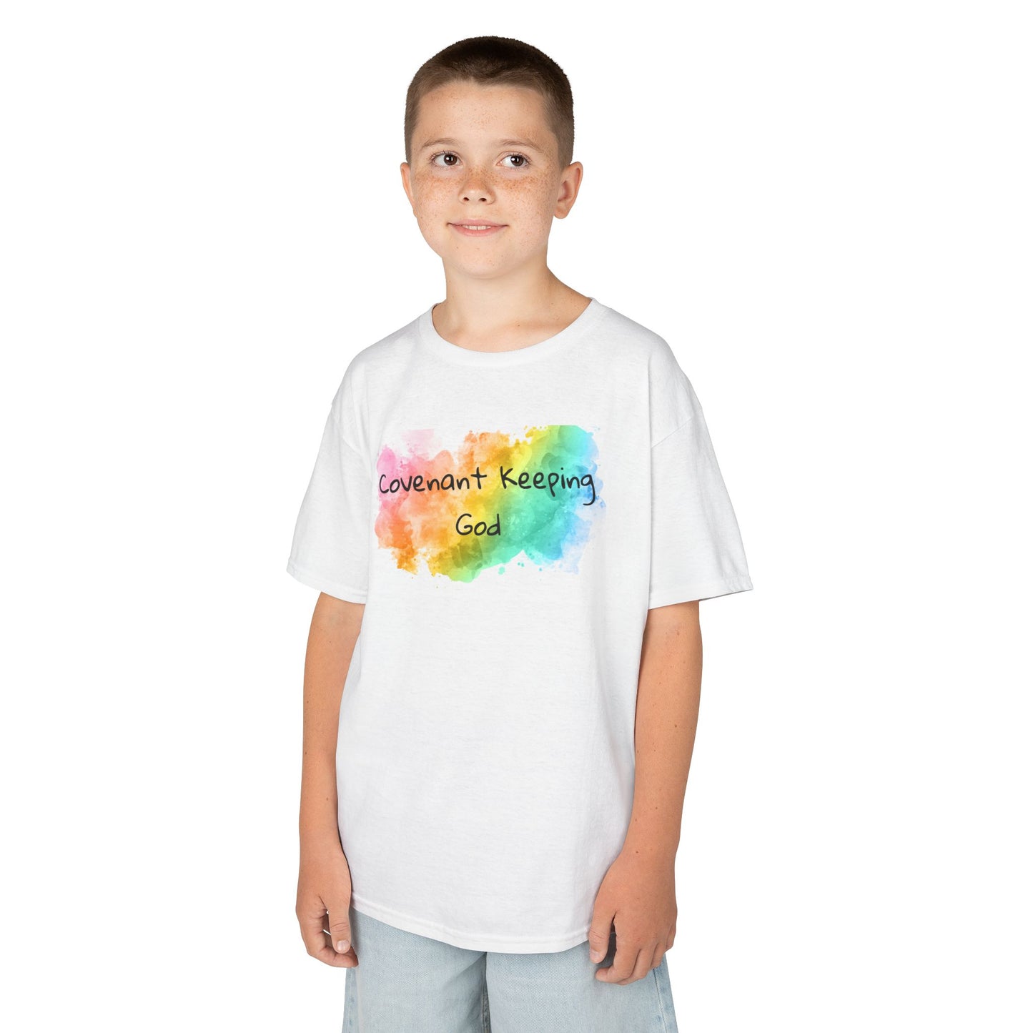 Kids Heavy Cotton™ Tee - Covenant keeping God