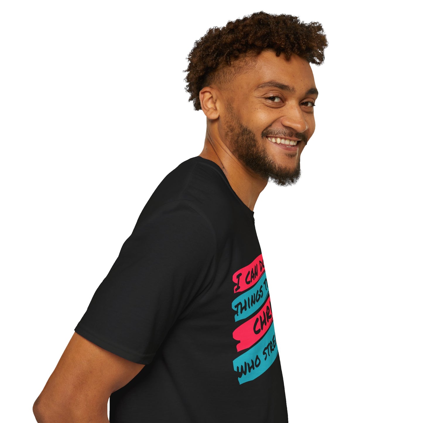 Unisex Softstyle T-Shirt - All things through Christ