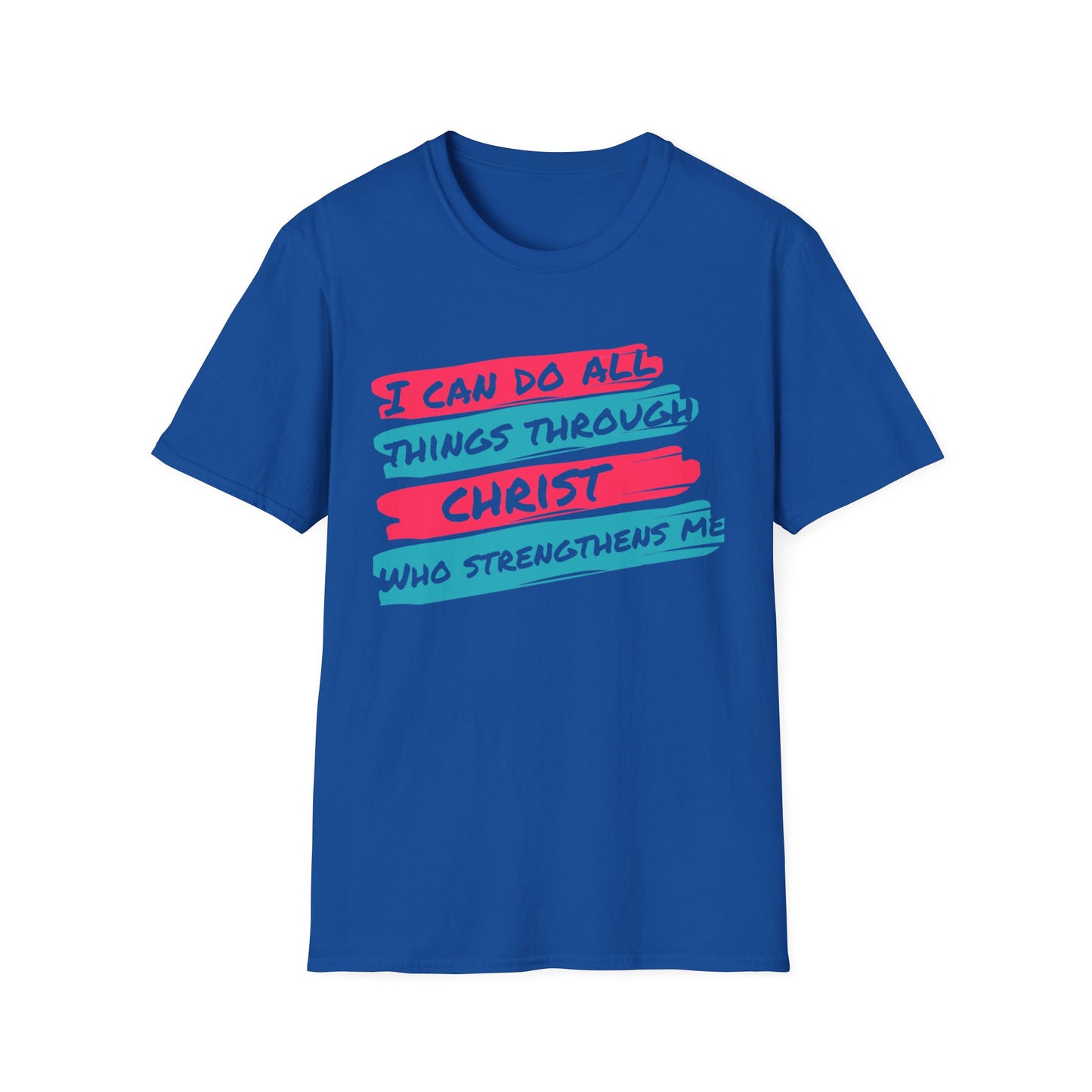 Unisex Softstyle T-Shirt - All things through Christ