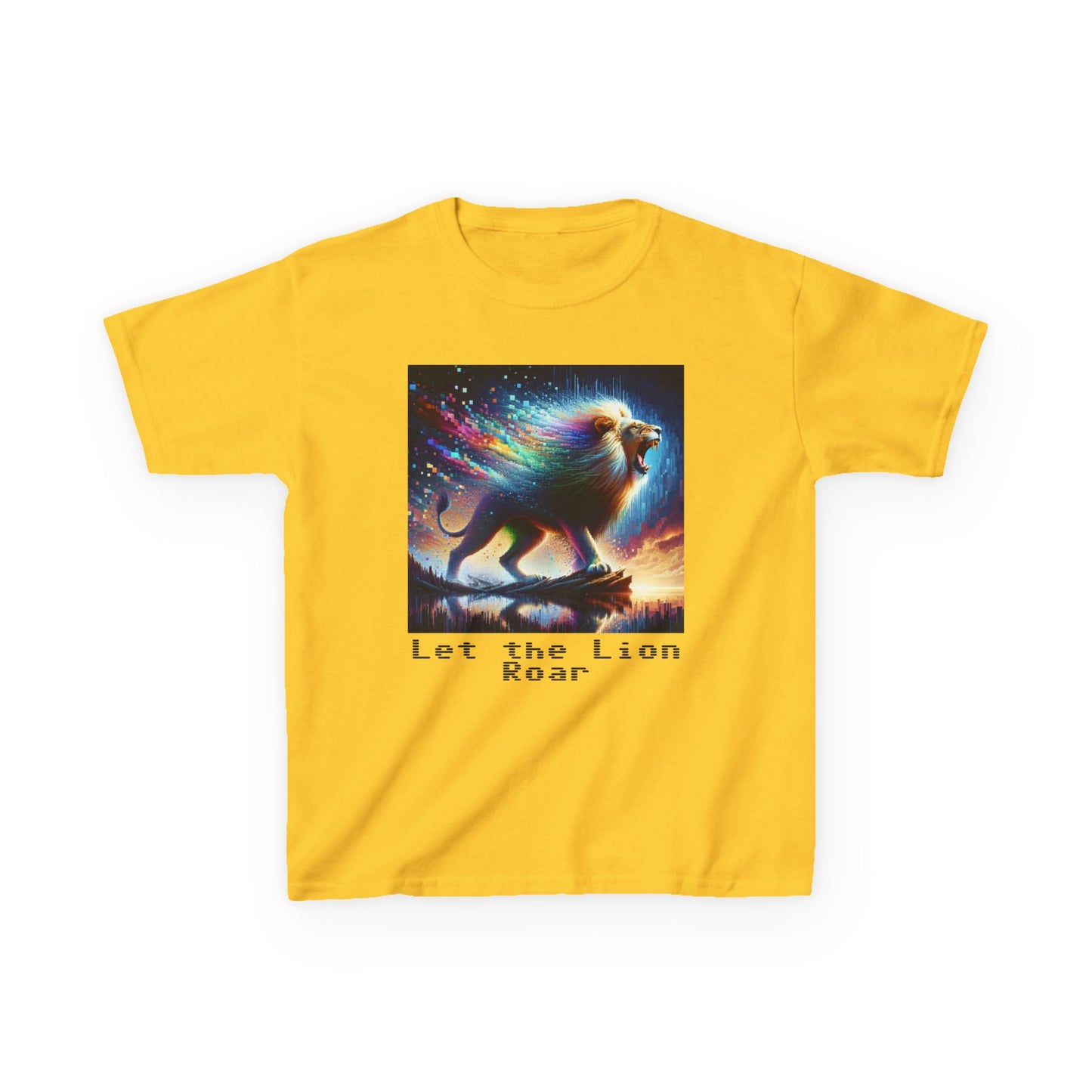 Kids Heavy Cotton™ Tee - Let the lion roar