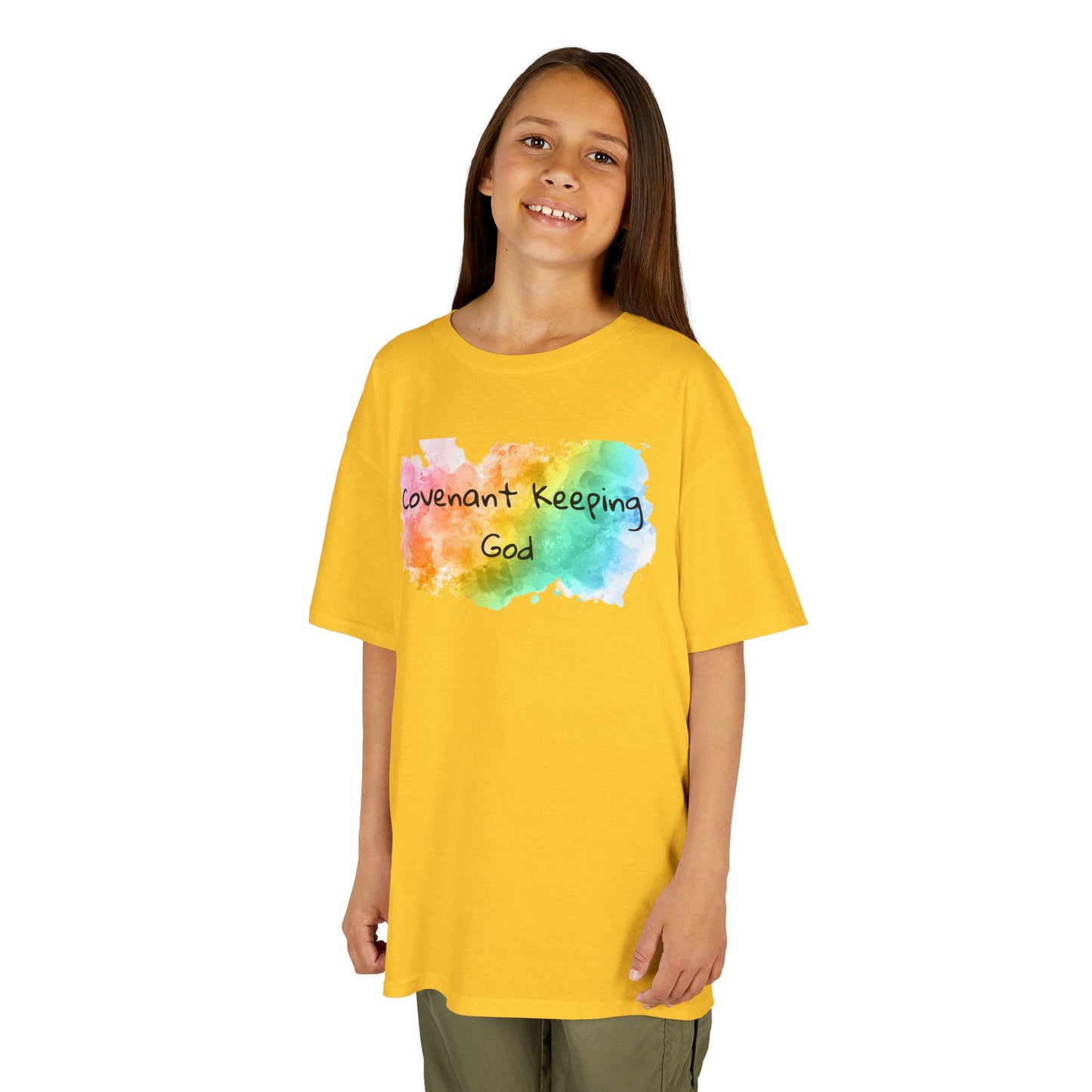 Kids Heavy Cotton™ Tee - Covenant keeping God