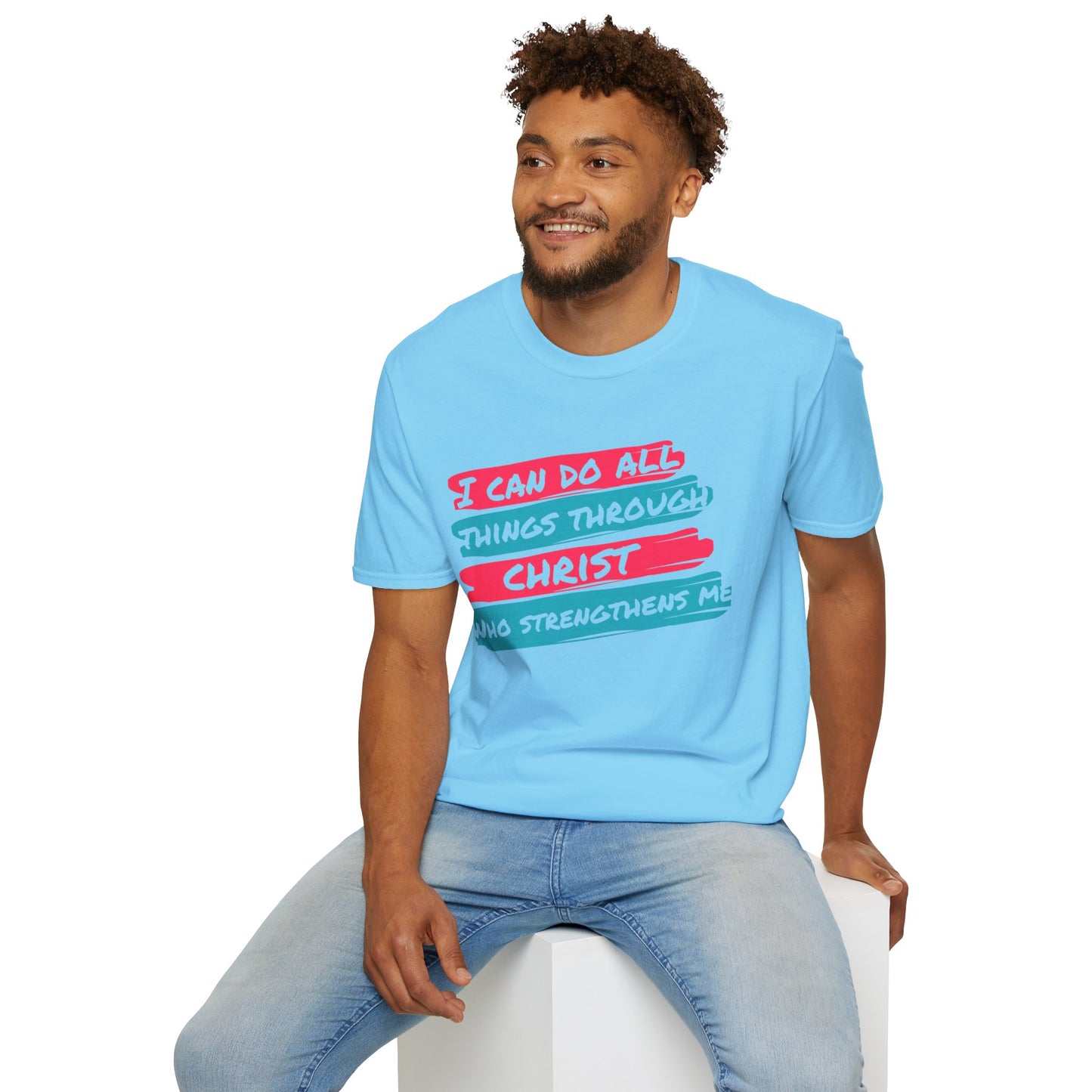 Unisex Softstyle T-Shirt - All things through Christ