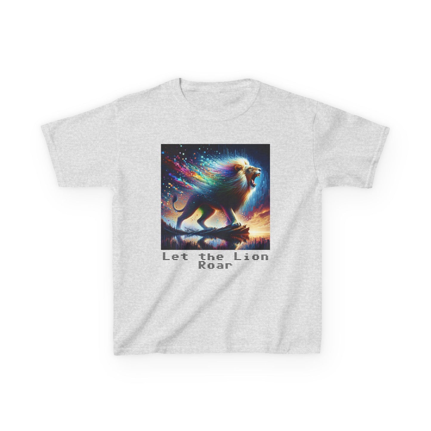 Kids Heavy Cotton™ Tee - Let the lion roar