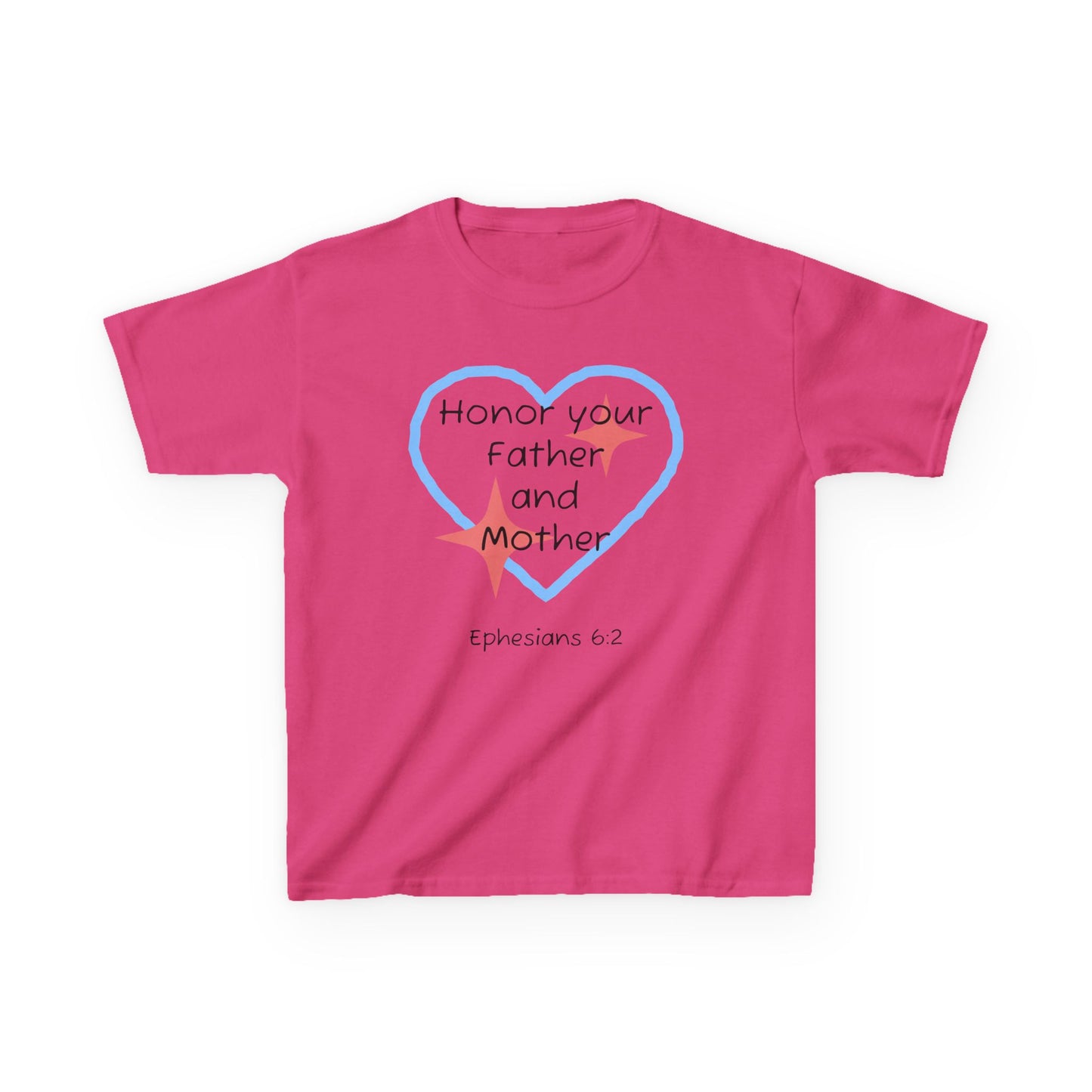 Kids Heavy Cotton™ Tee - Ephesians 6:2