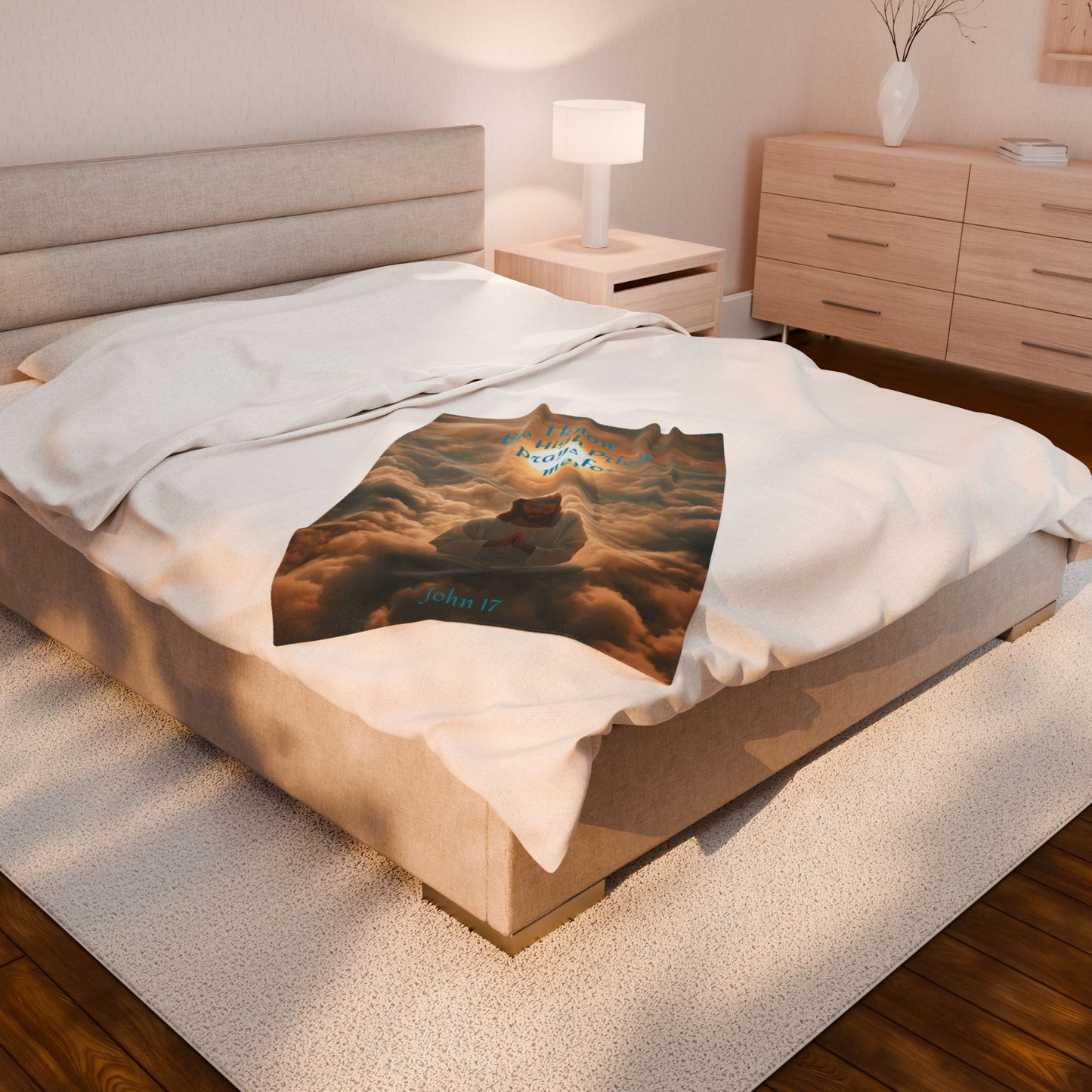Velveteen Plush Blanket - John 17