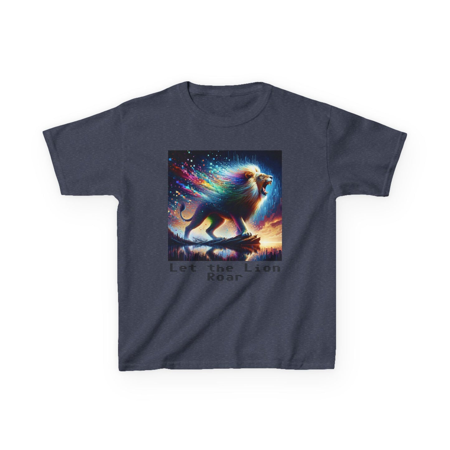 Kids Heavy Cotton™ Tee - Let the lion roar