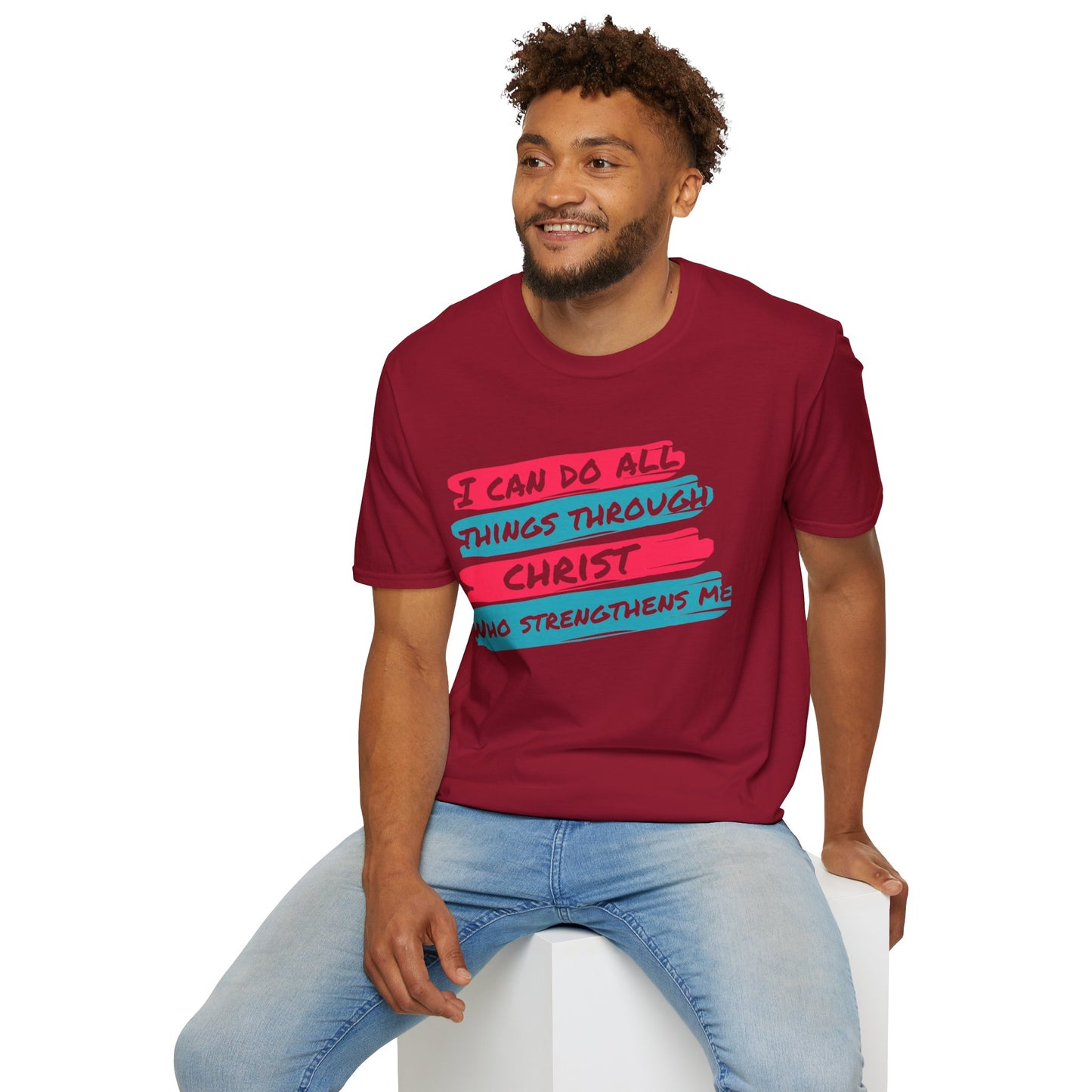Unisex Softstyle T-Shirt - All things through Christ
