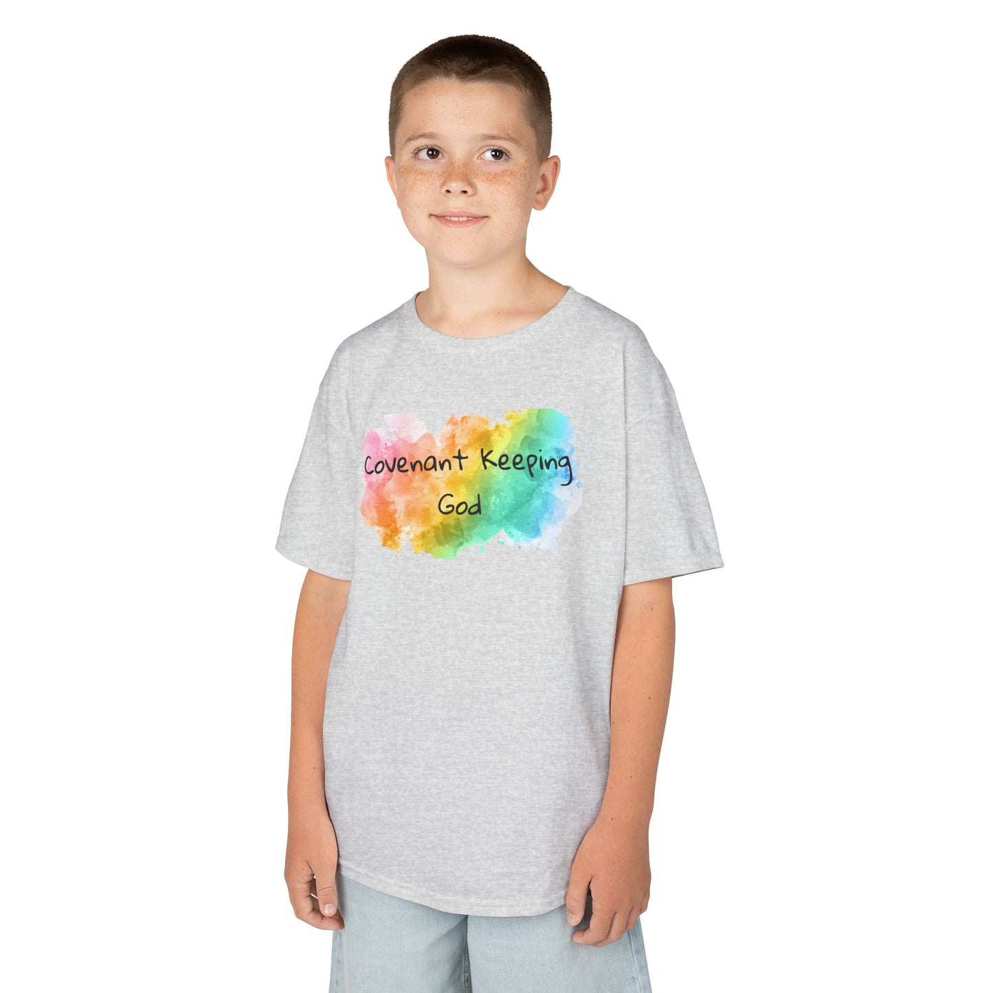 Kids Heavy Cotton™ Tee - Covenant keeping God