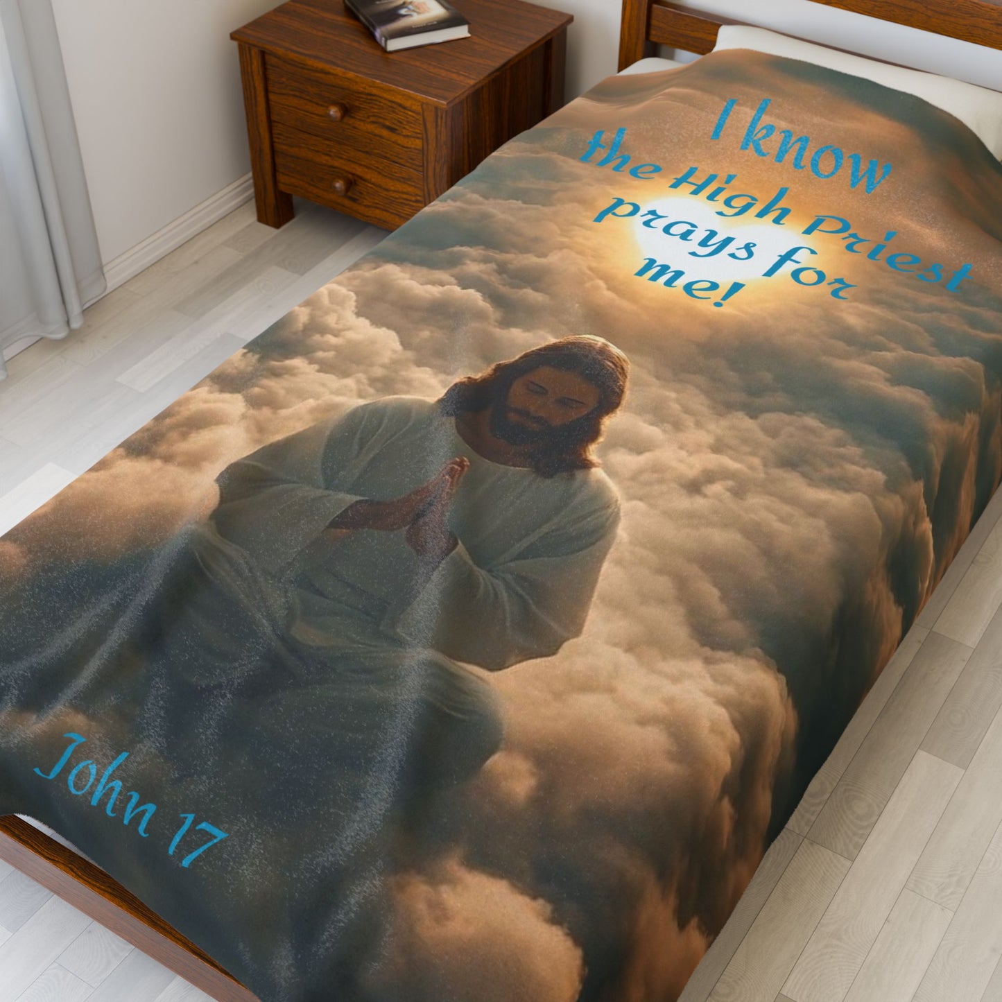 Velveteen Plush Blanket - John 17