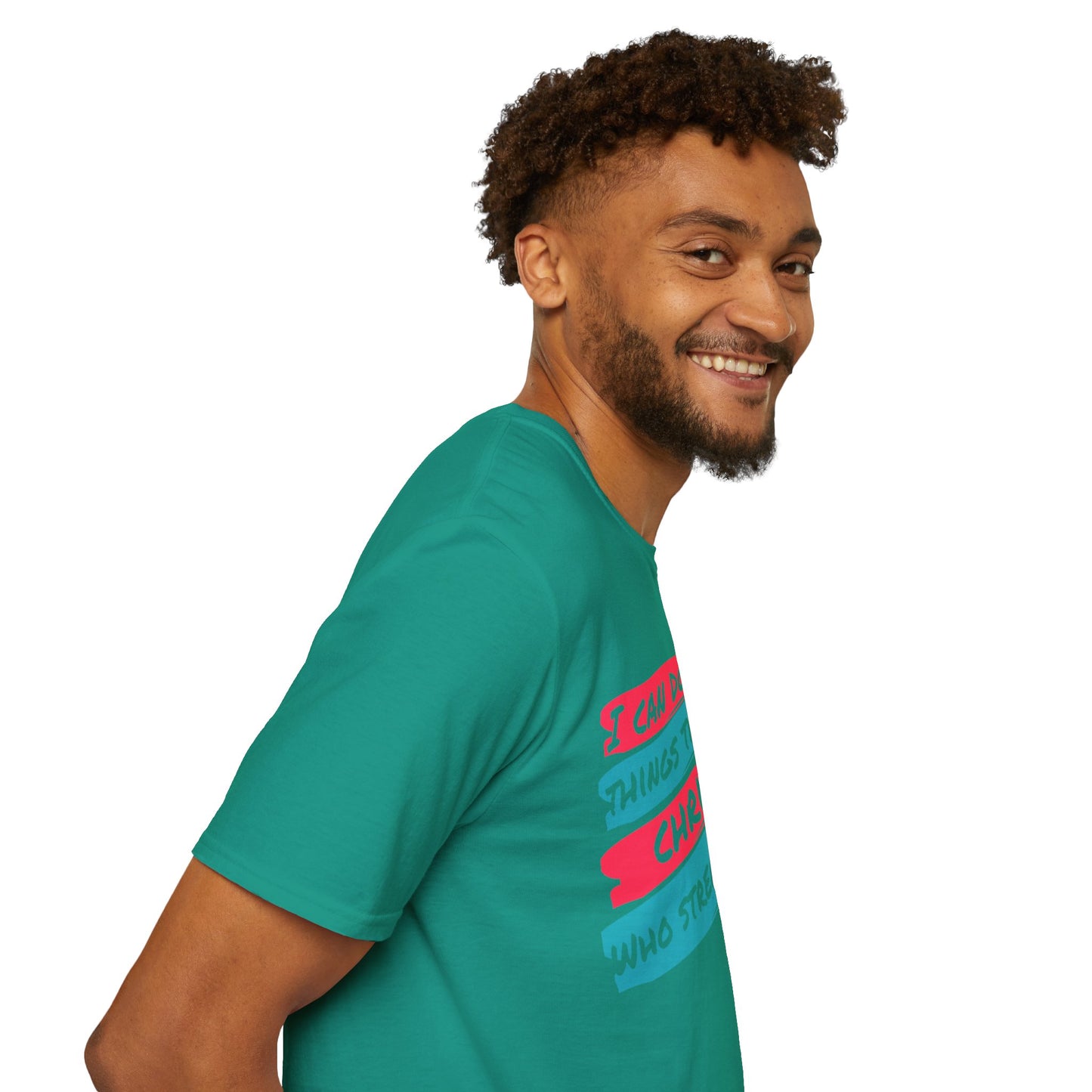 Unisex Softstyle T-Shirt - All things through Christ