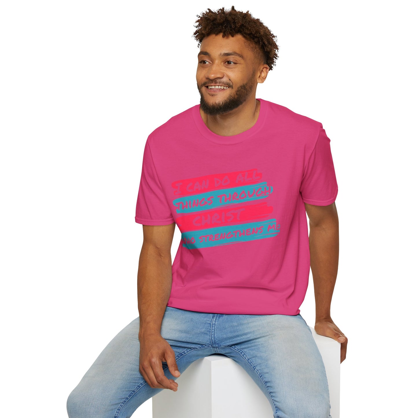 Unisex Softstyle T-Shirt - All things through Christ