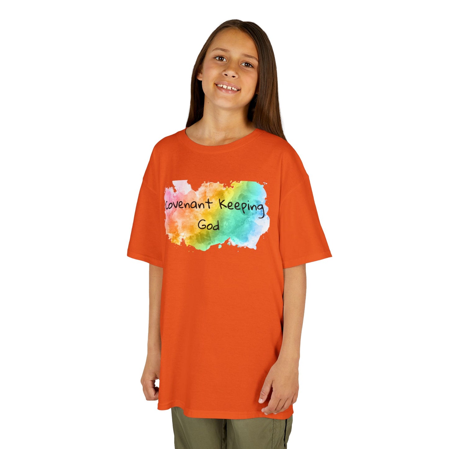 Kids Heavy Cotton™ Tee - Covenant keeping God