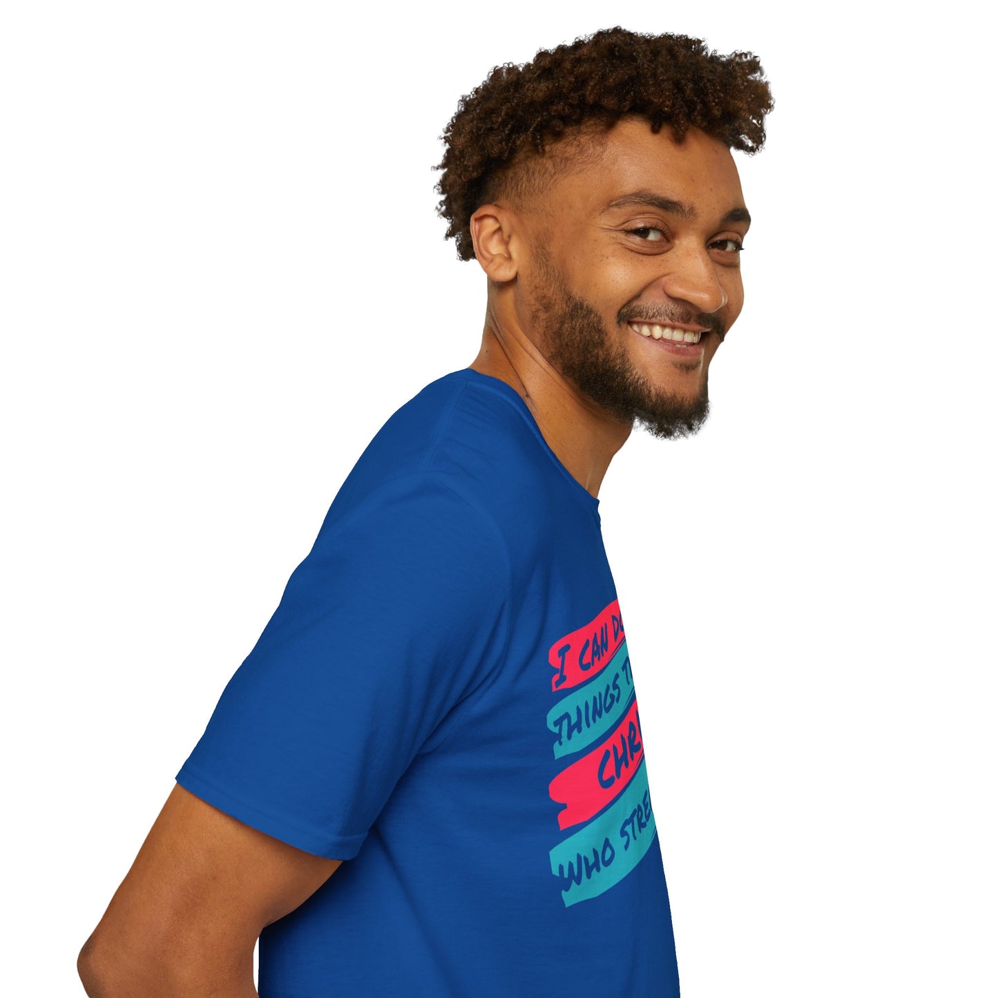 Unisex Softstyle T-Shirt - All things through Christ
