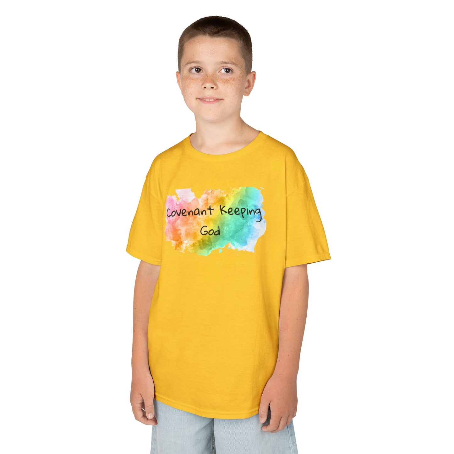 Kids Heavy Cotton™ Tee - Covenant keeping God