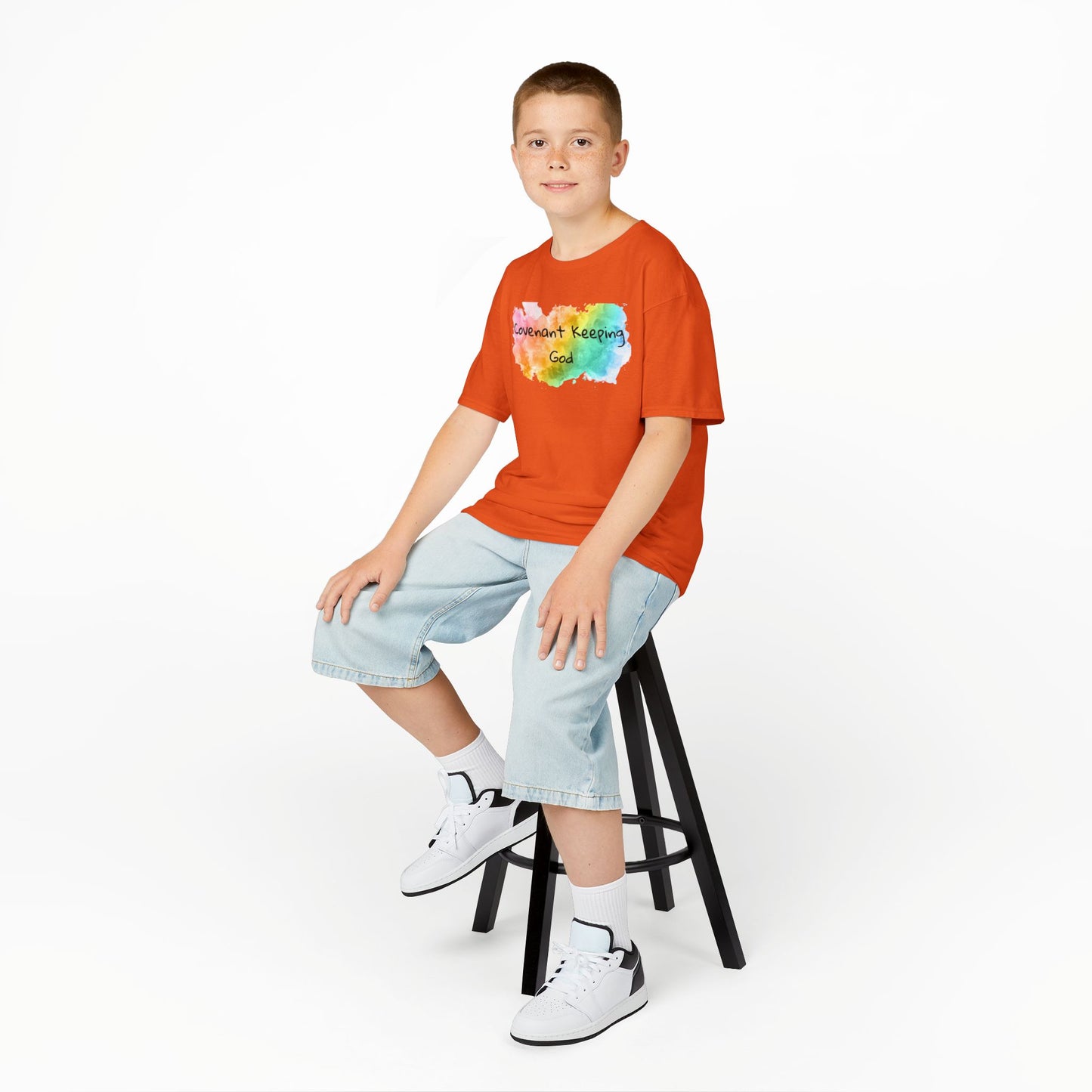 Kids Heavy Cotton™ Tee - Covenant keeping God