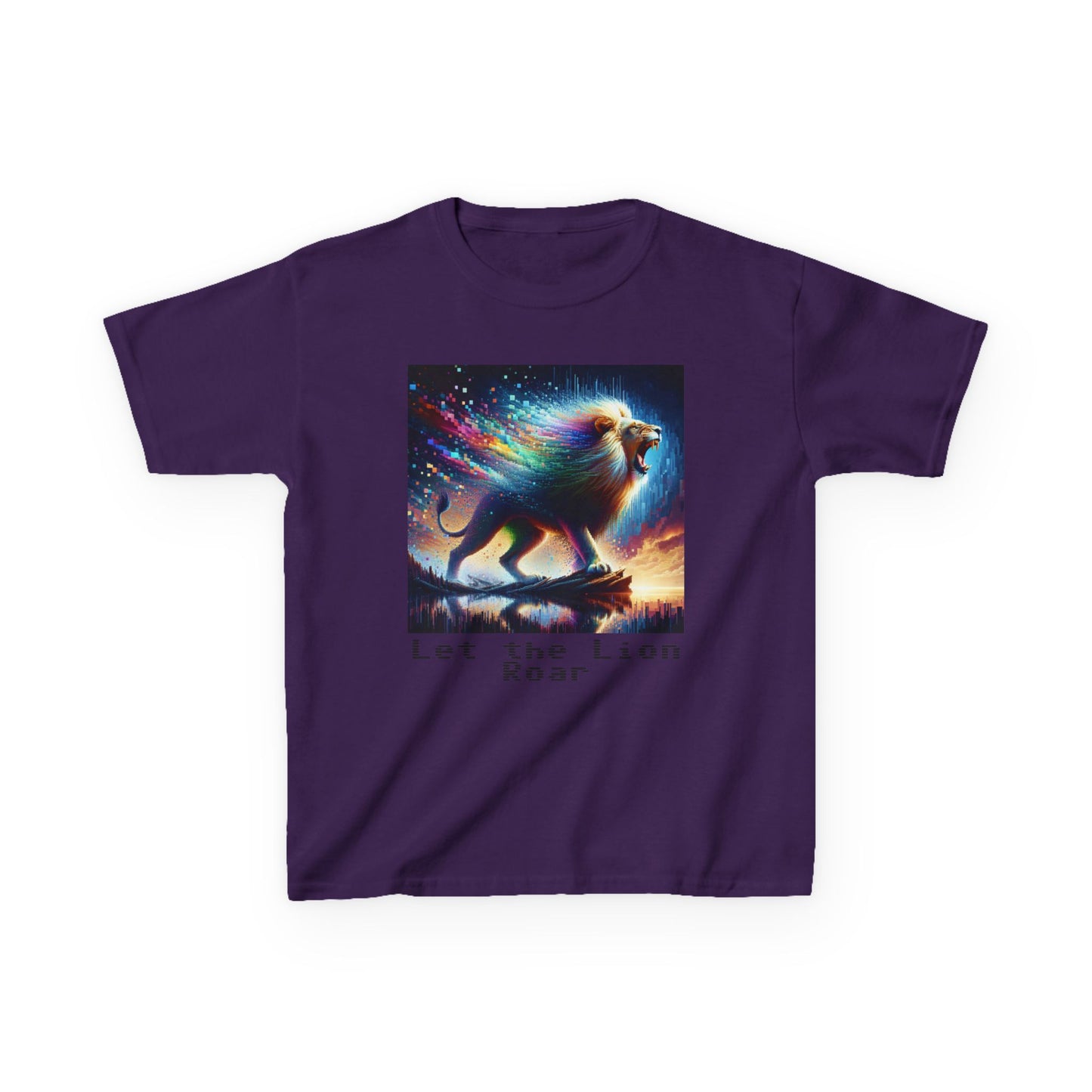 Kids Heavy Cotton™ Tee - Let the lion roar
