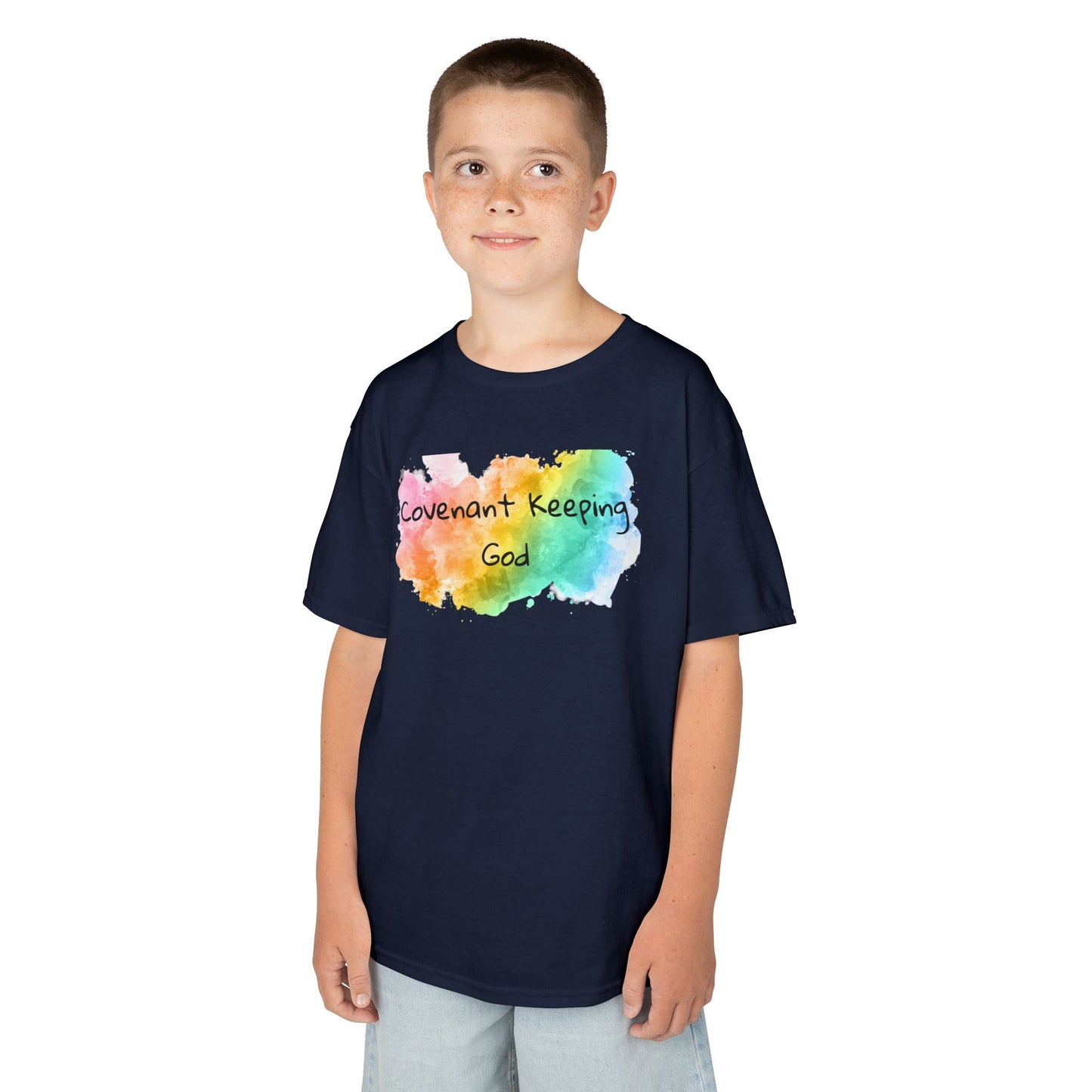 Kids Heavy Cotton™ Tee - Covenant keeping God