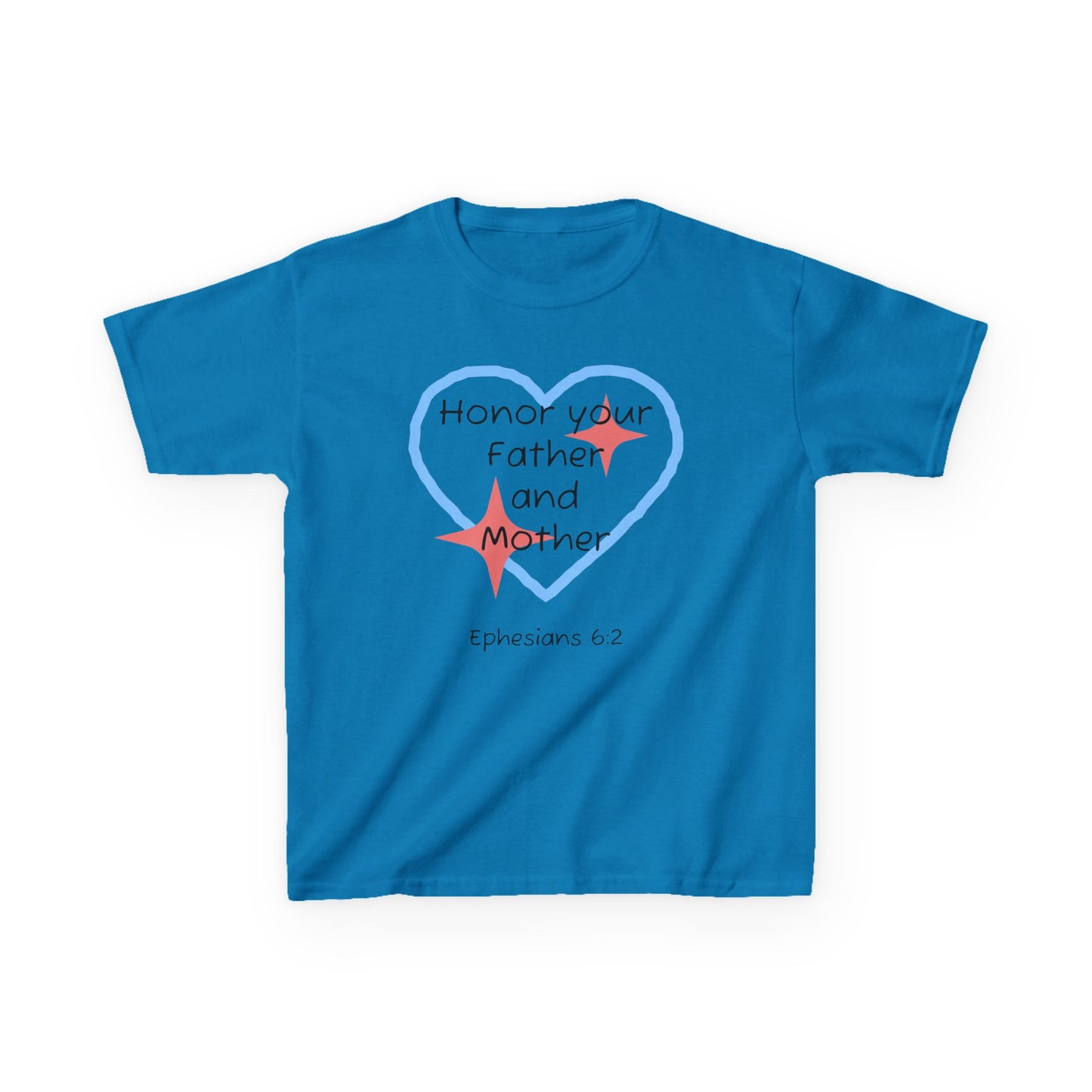 Kids Heavy Cotton™ Tee - Ephesians 6:2
