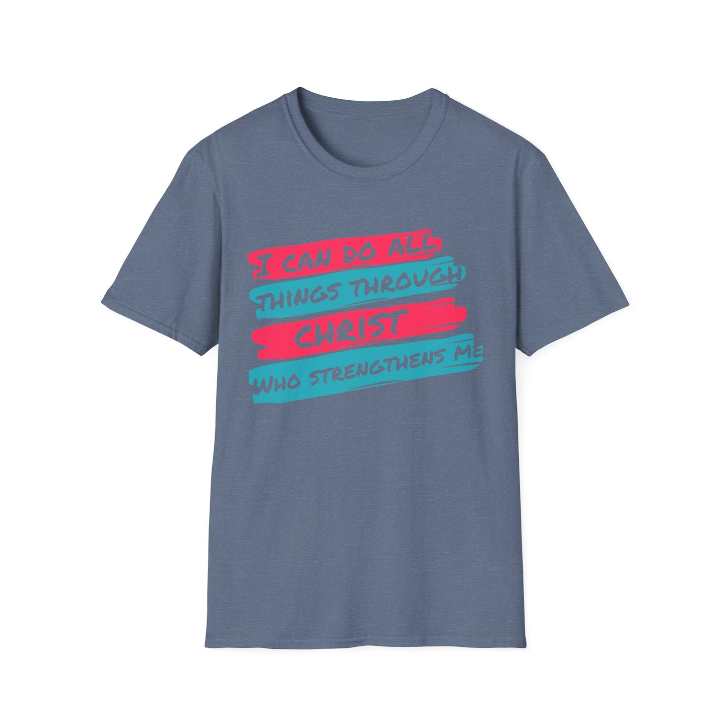 Unisex Softstyle T-Shirt - All things through Christ
