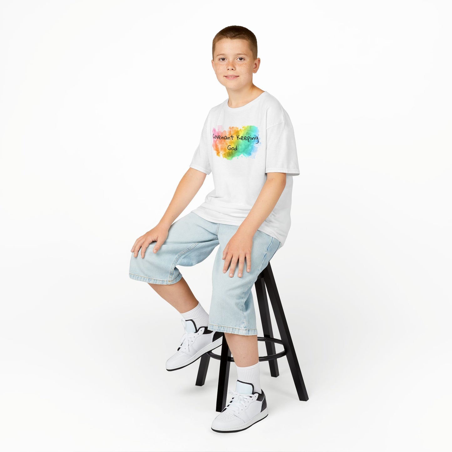Kids Heavy Cotton™ Tee - Covenant keeping God