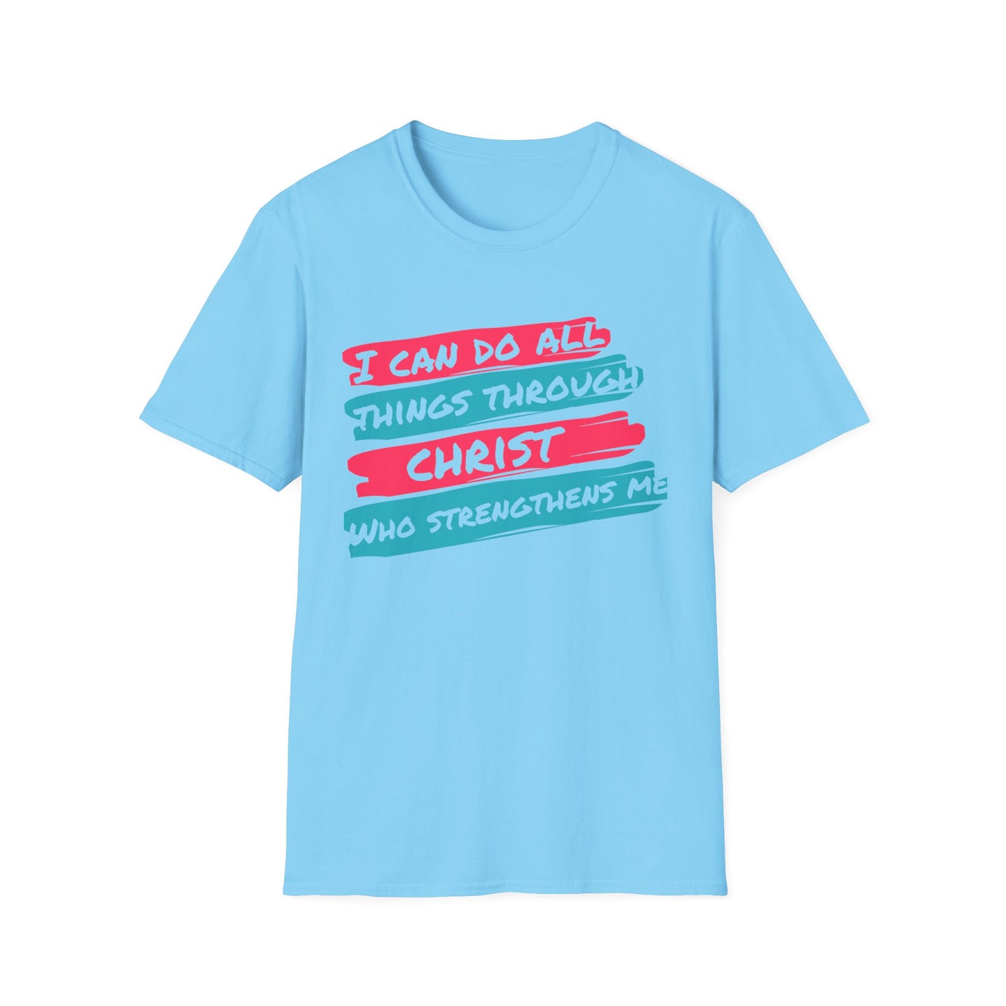 Unisex Softstyle T-Shirt - All things through Christ
