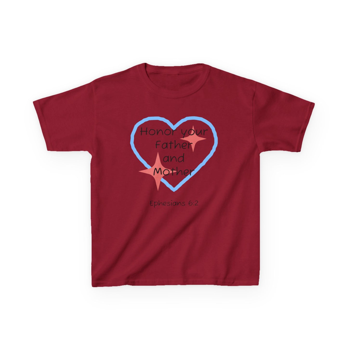 Kids Heavy Cotton™ Tee - Ephesians 6:2